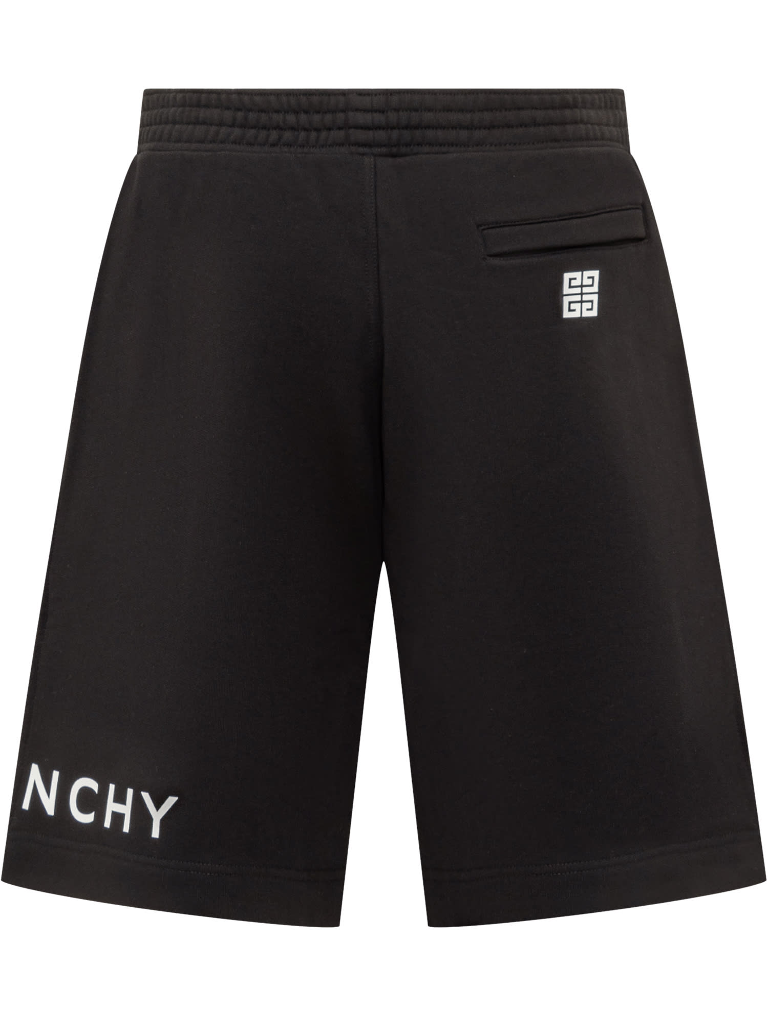 Givenchy Logo-embroidered Swim Shorts In Black