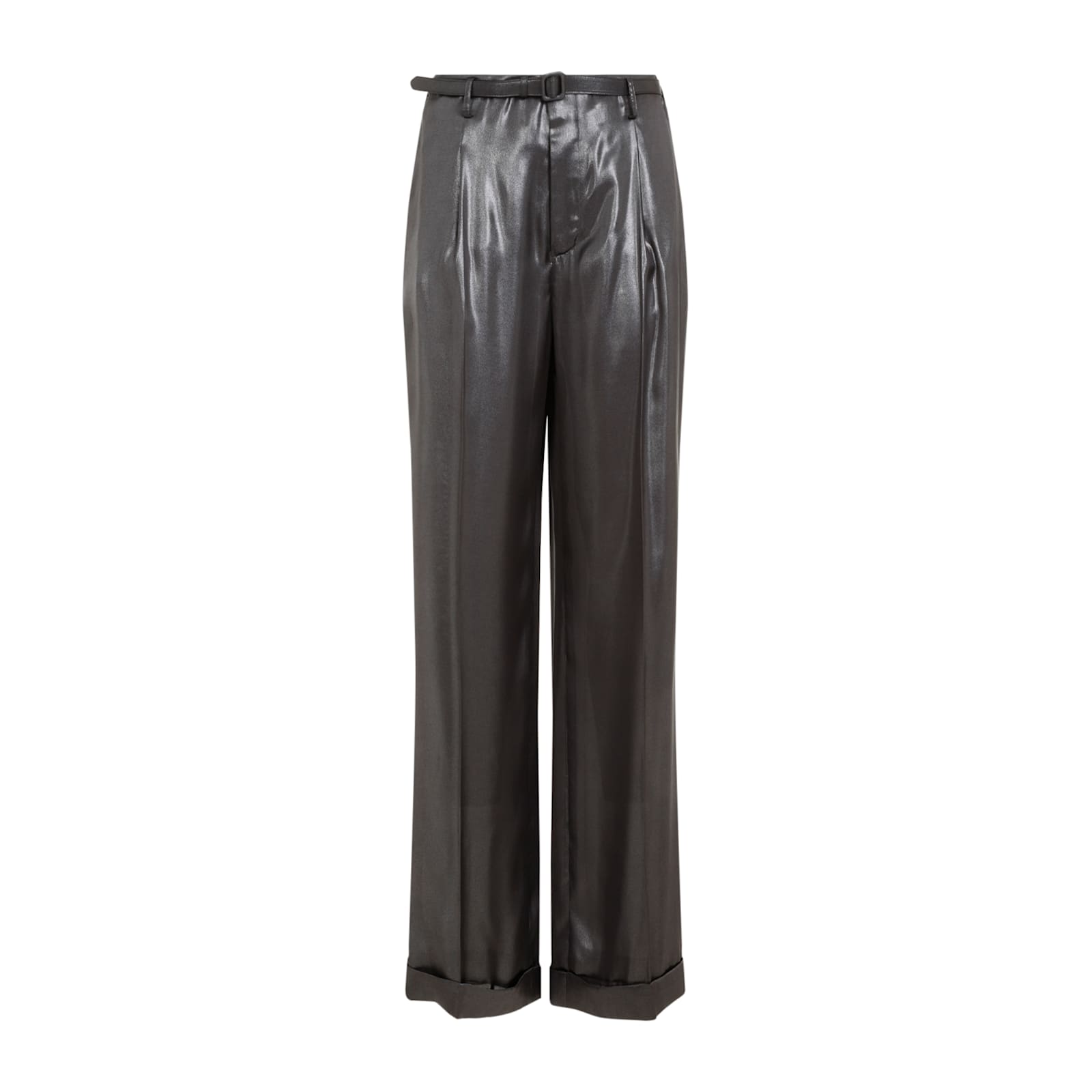 Shop Ralph Lauren Acklie Pleated Pants In Asteroid