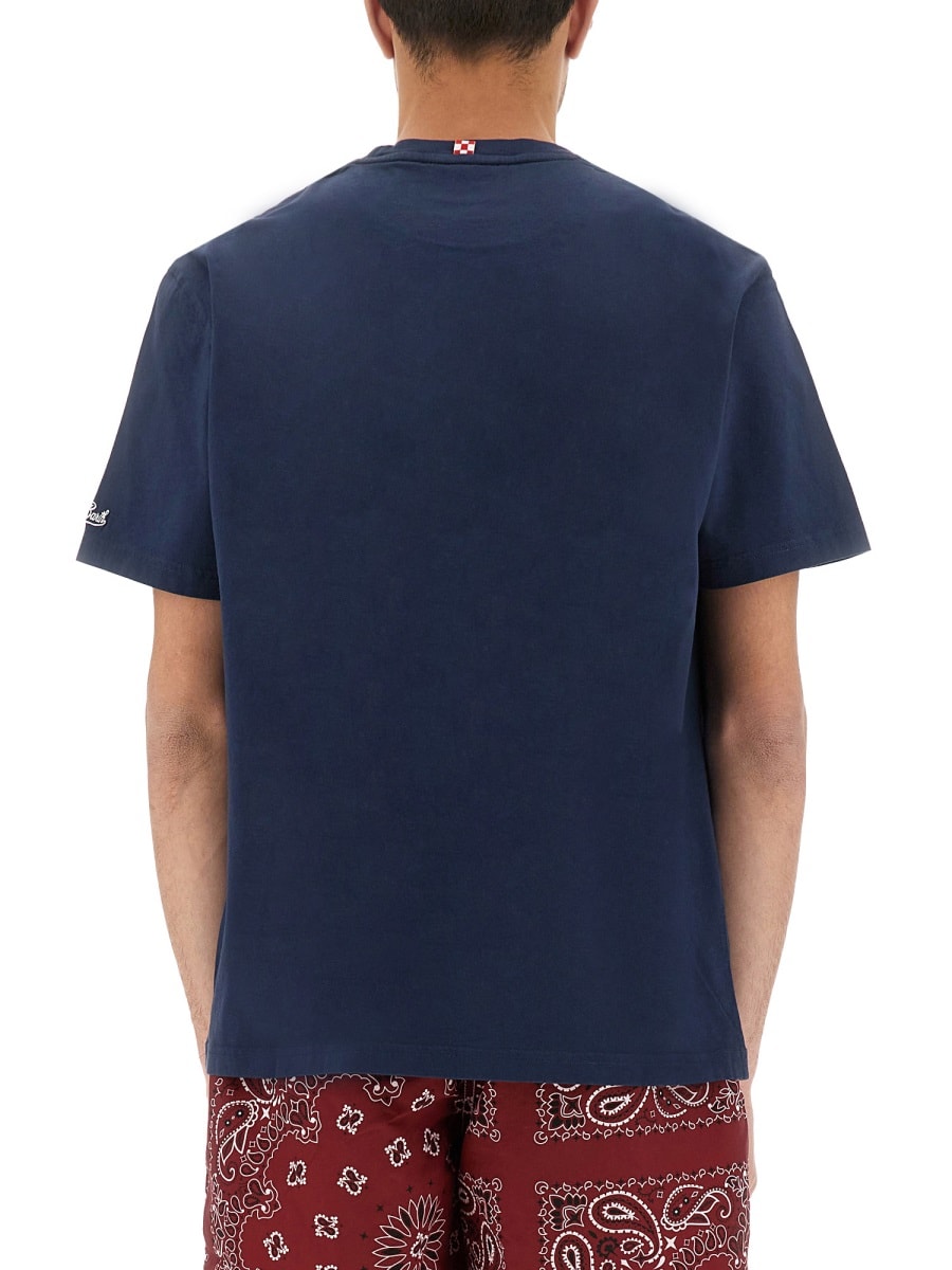 MC2 SAINT BARTH T-SHIRT WITH PRINT