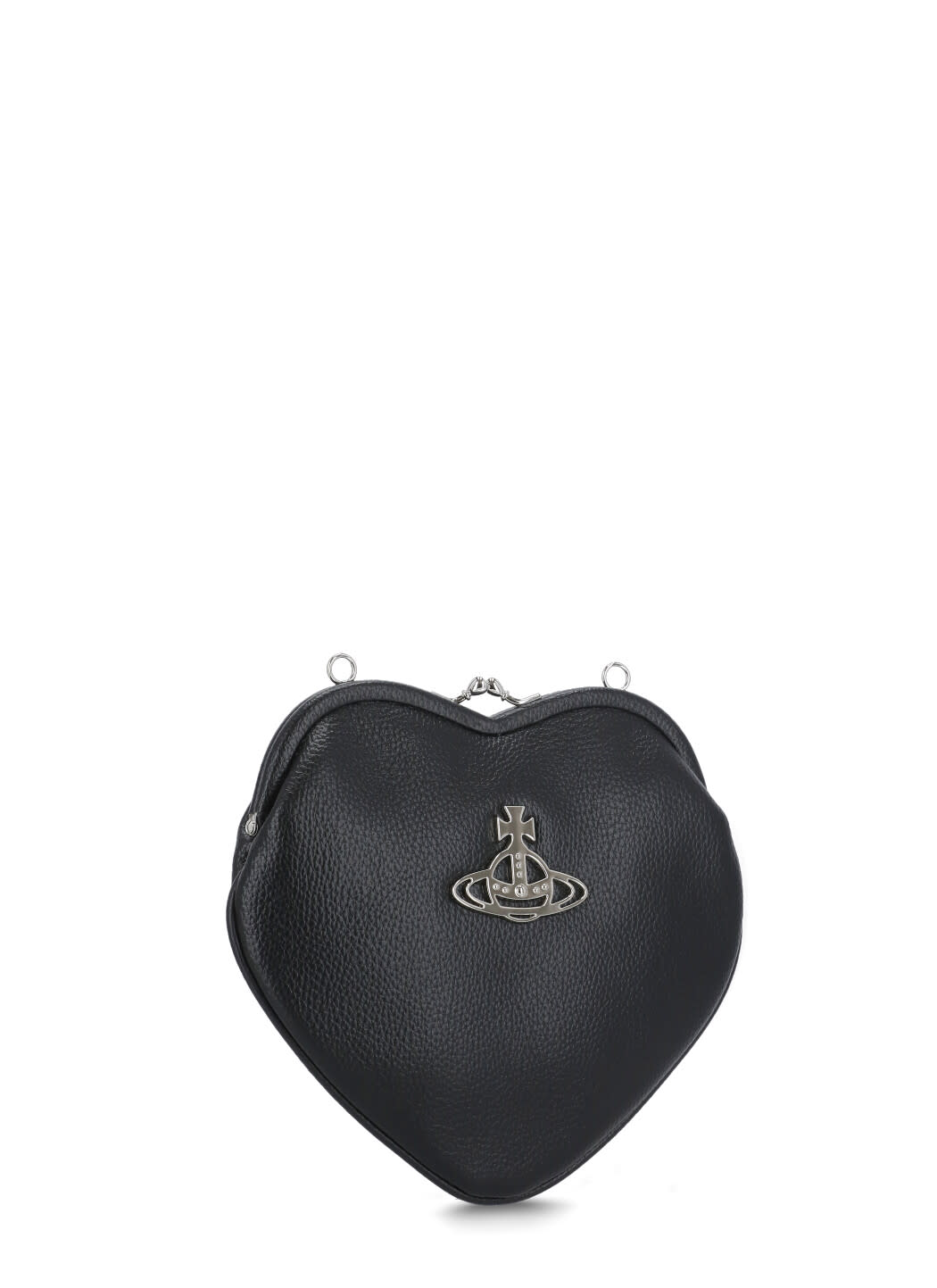 Vivienne Westwood Belle Heart Frame Purse In Black