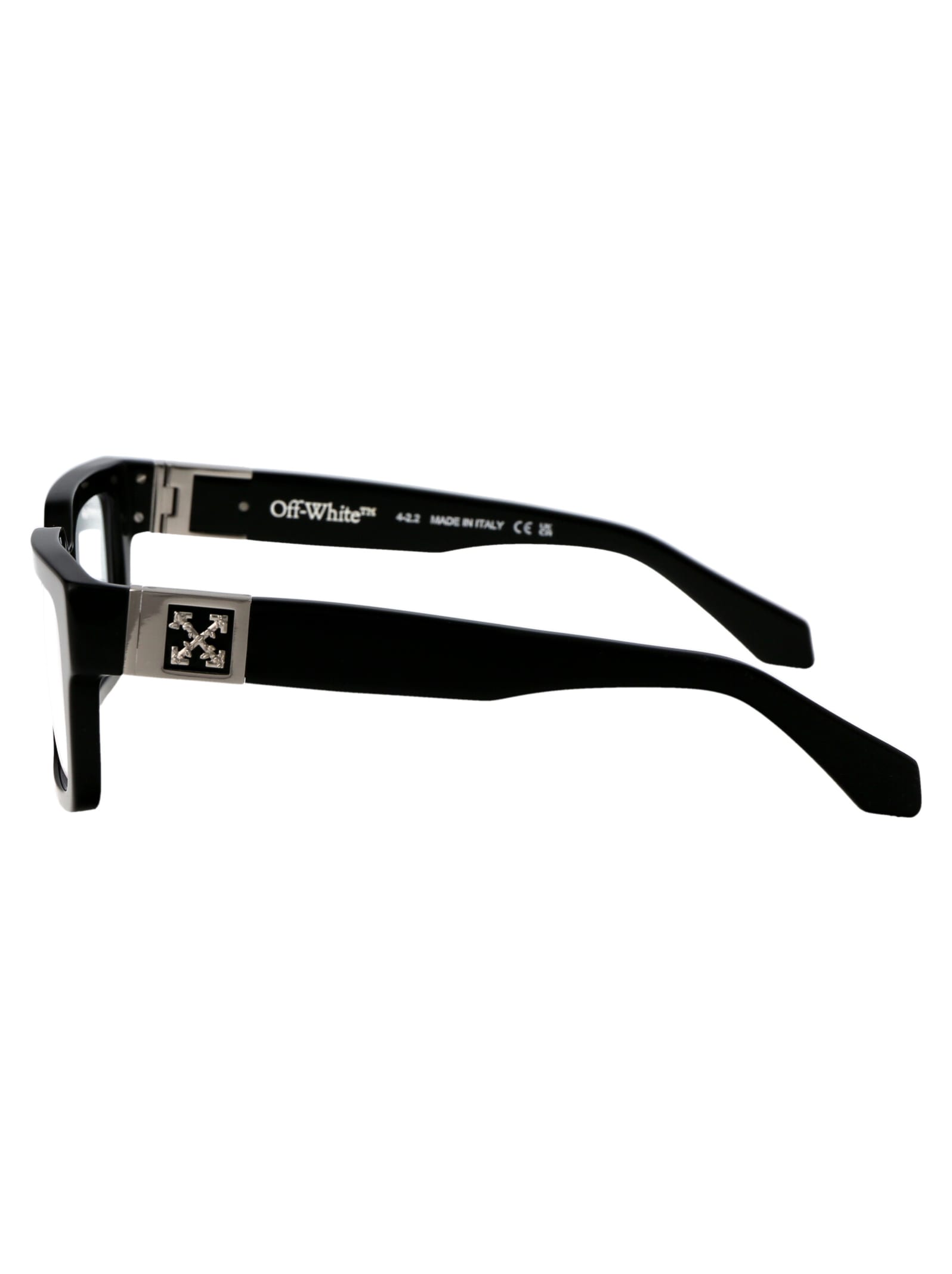 Shop Off-white Optical Style 15 Glasses In 1000 Black