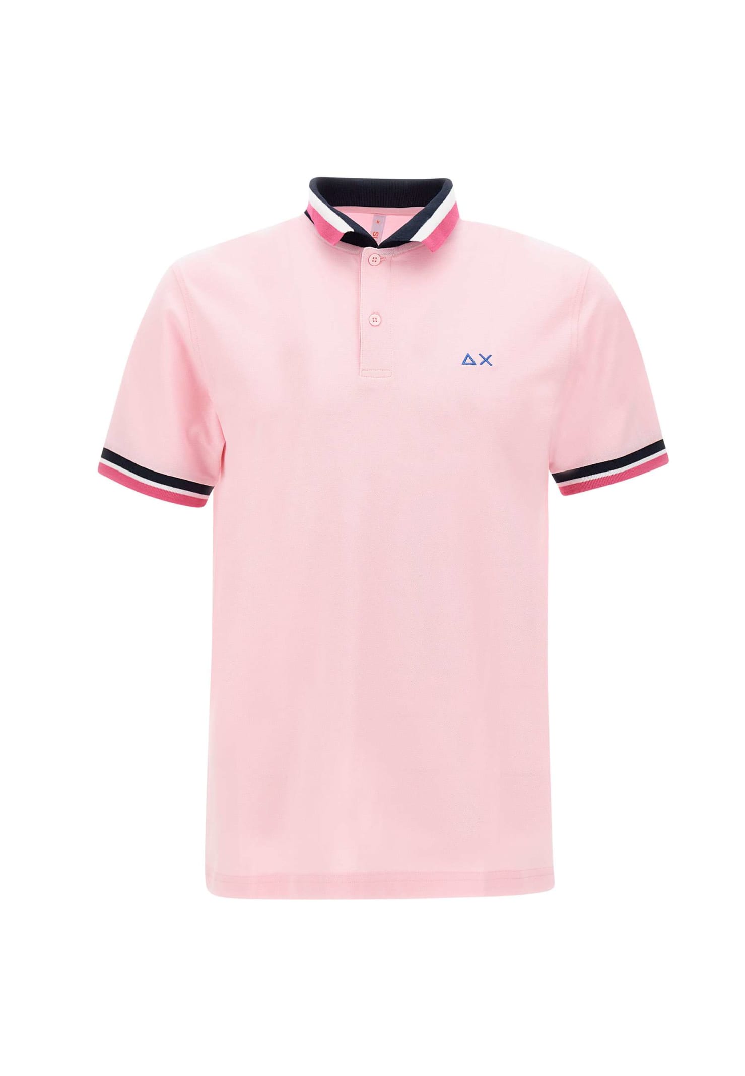 collar Multistripes Cotton Polo Shirt