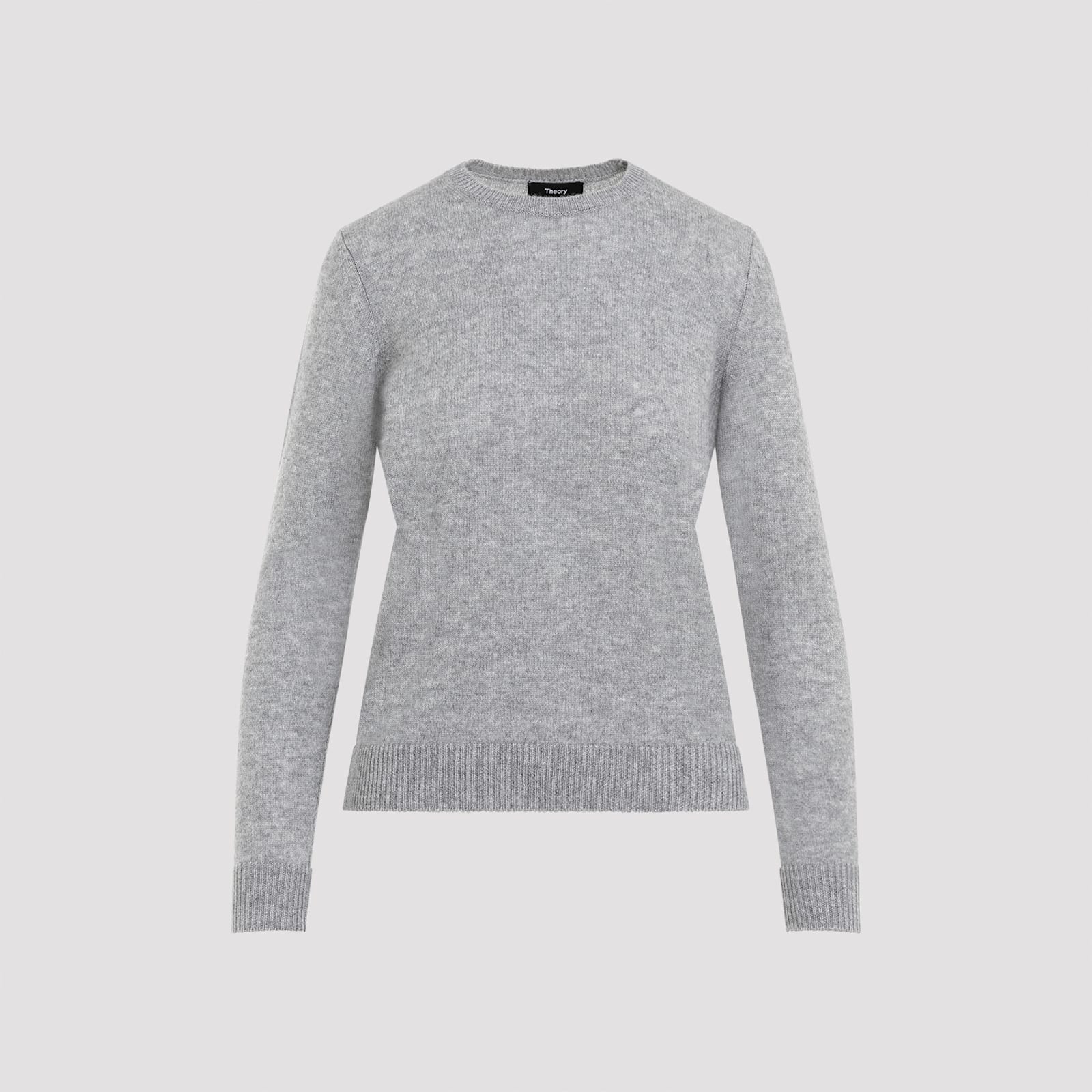 Shop Theory Cashmere Crewneck In Pgm Husky