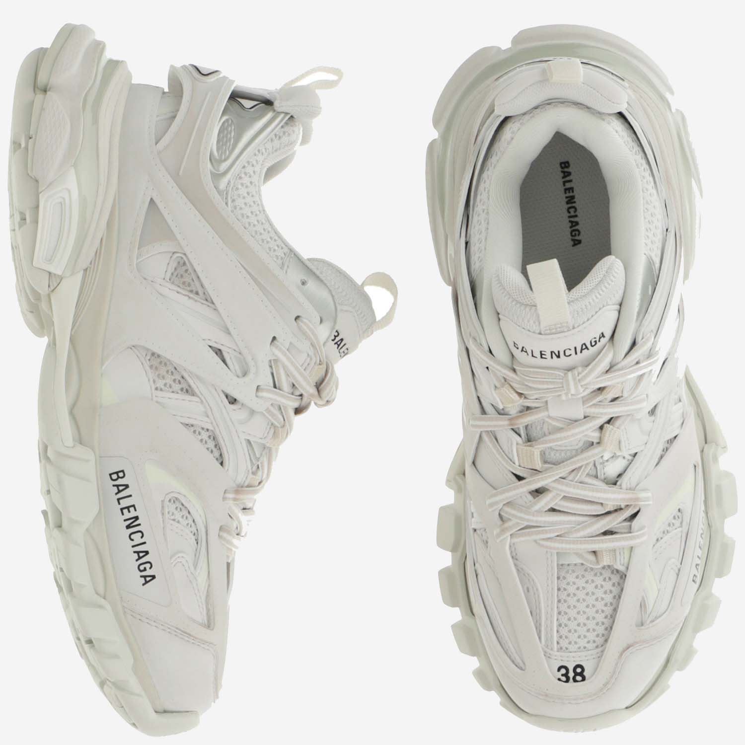 Shop Balenciaga Sneakers Track In White