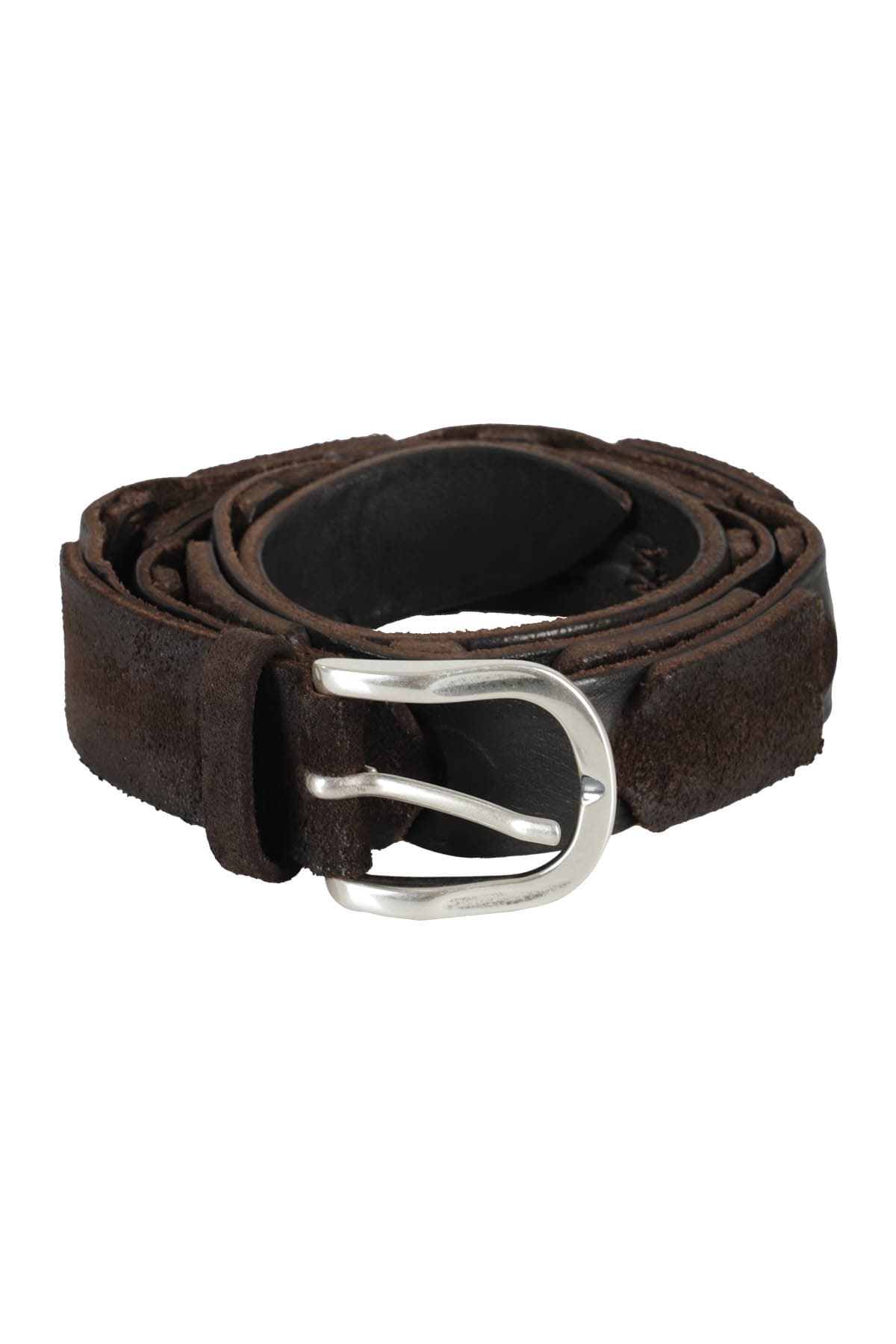 Orciani Leather Belt In T Moro
