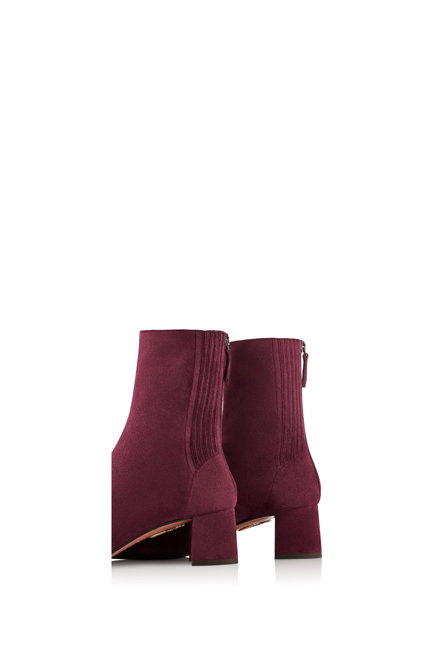 Shop Aquazzura Saint Honore Boots In Purple