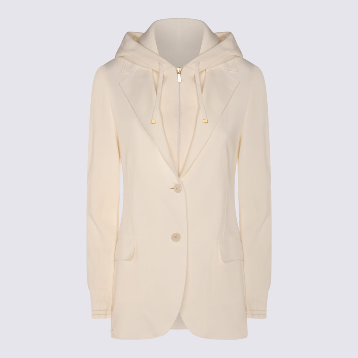 White Cotton Blazer