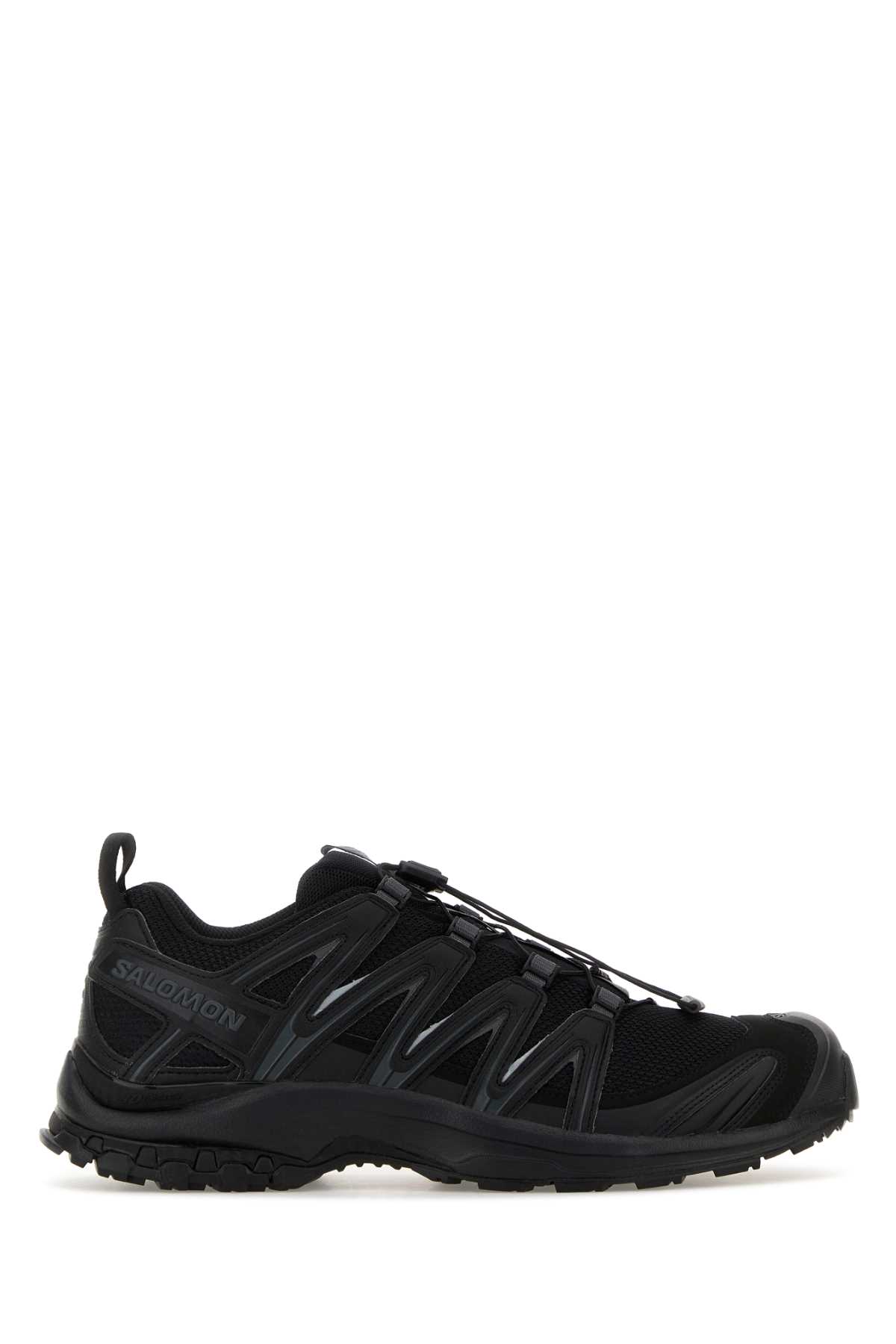 Salomon Black Mesh And Synthetic Leather Xa Pro 3d Sneakers
