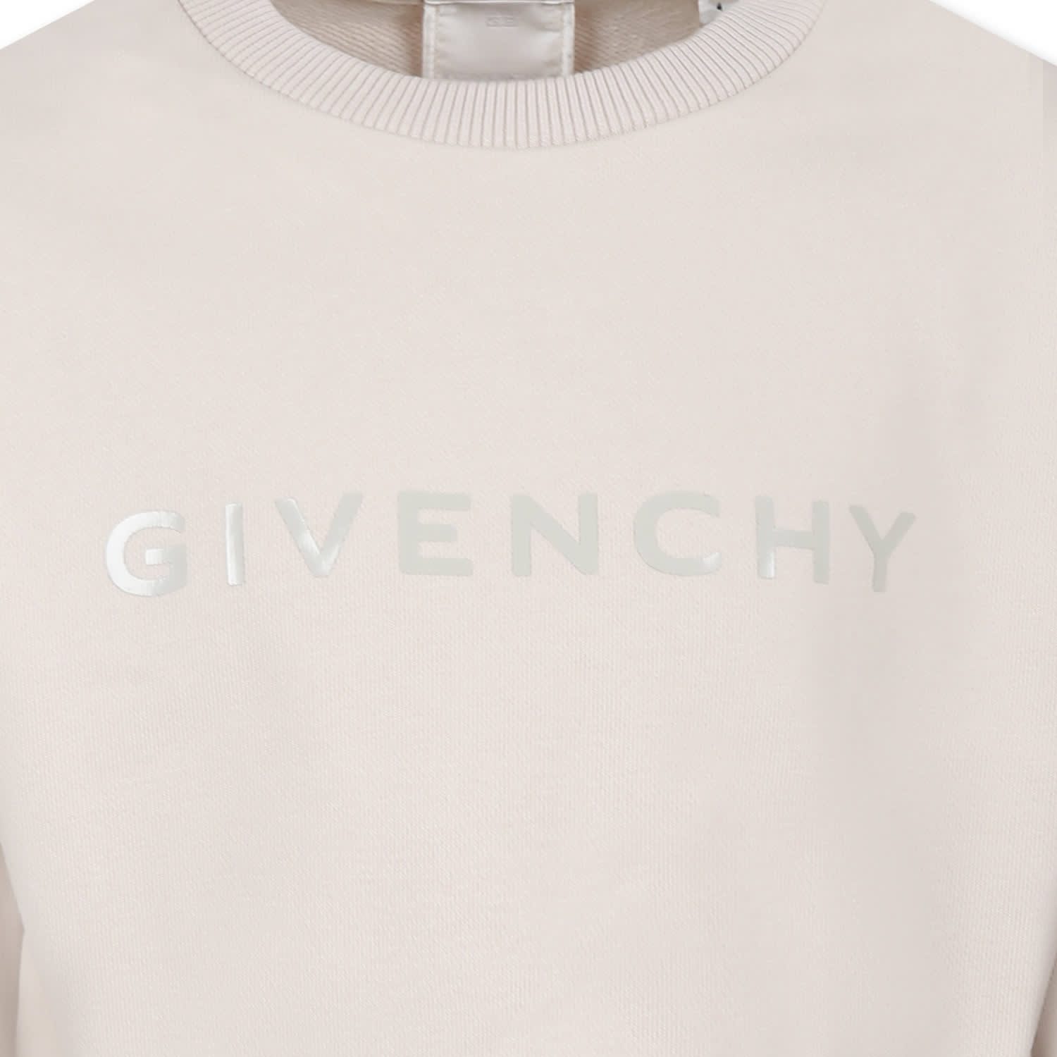 Givenchy Logo-print Sweatshirt In Beige