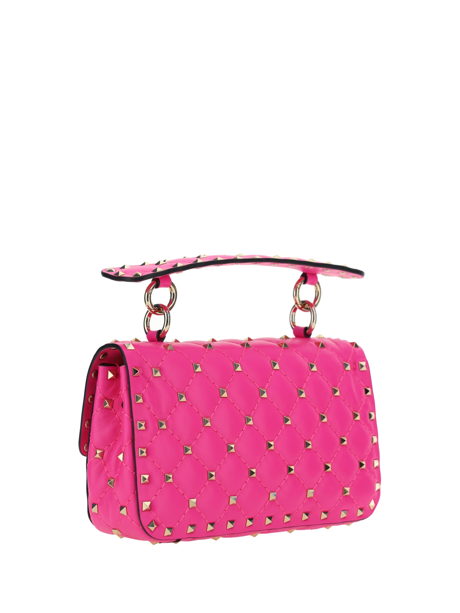 Shop Valentino Garavani Rockstud Spike Handbag In Pink Pp