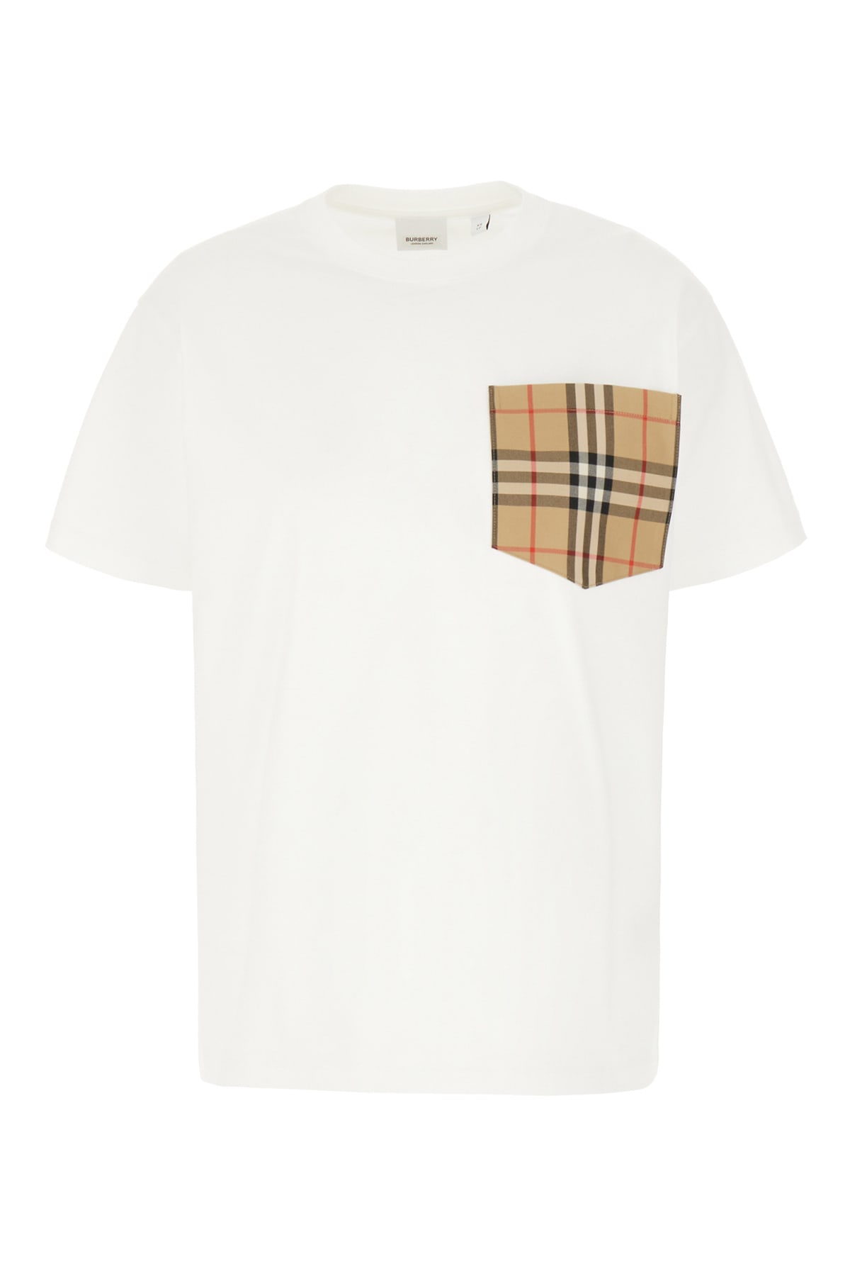 Burberry White Cotton Oversize T-shirt