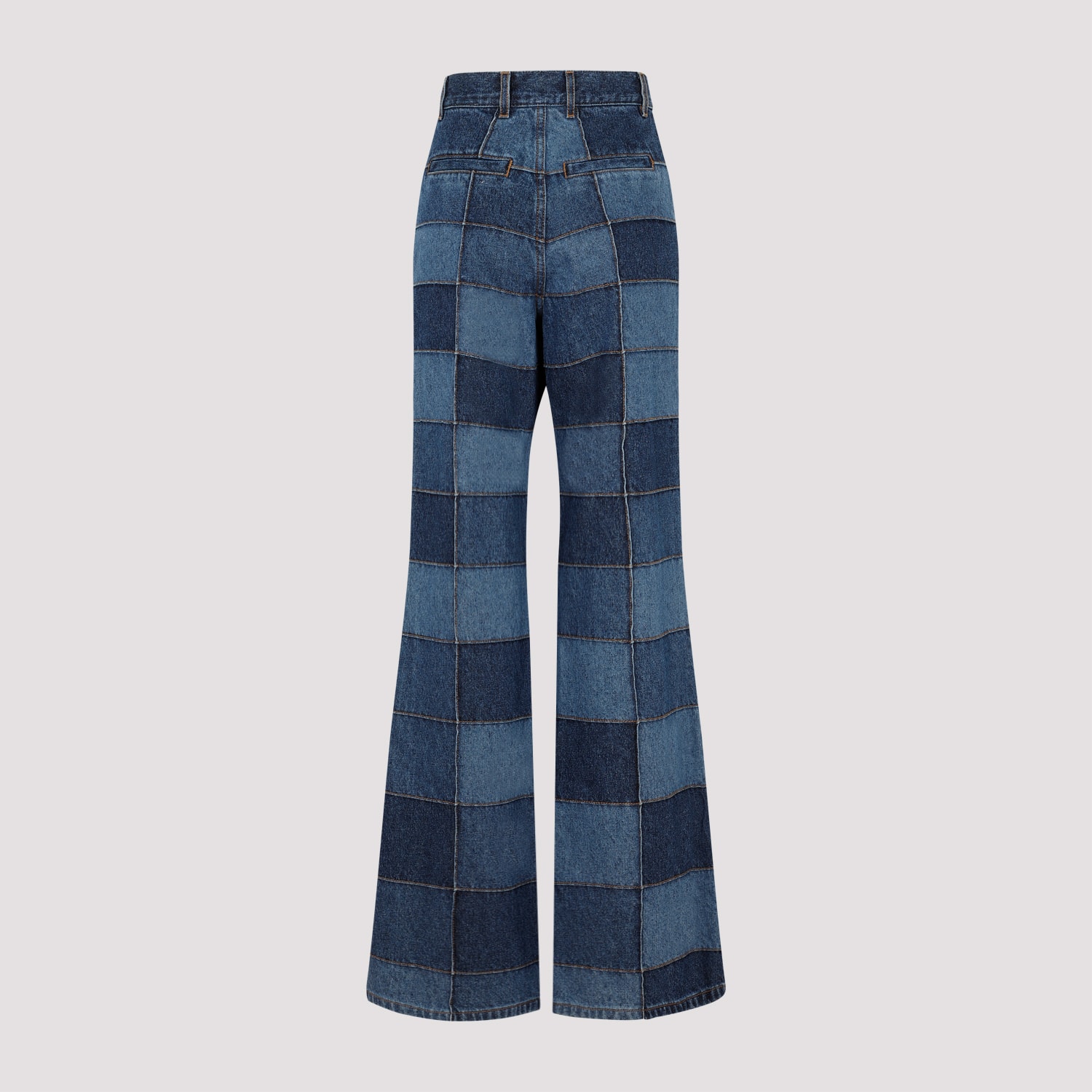 Shop Chloé Denim Flared Pants