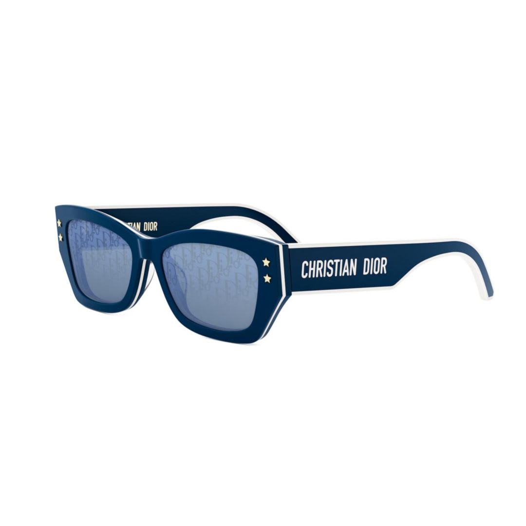 Dior Pacific Two-tone Square Sunglasses In Blue