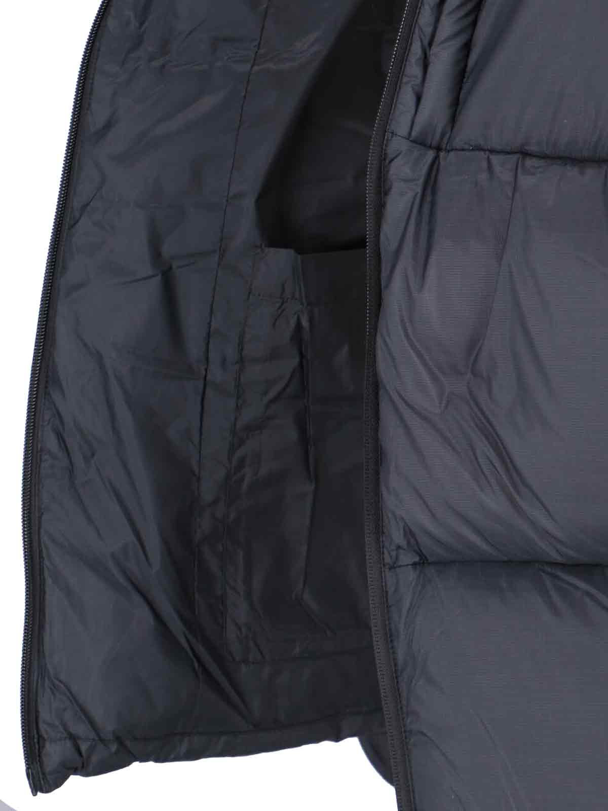 Shop Roa Hooded Down Jacket In Black