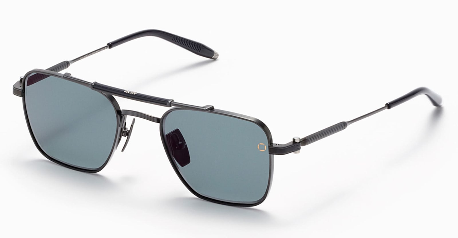 Akoni Europa - Brushed Black / Navy Sunglasses In Black