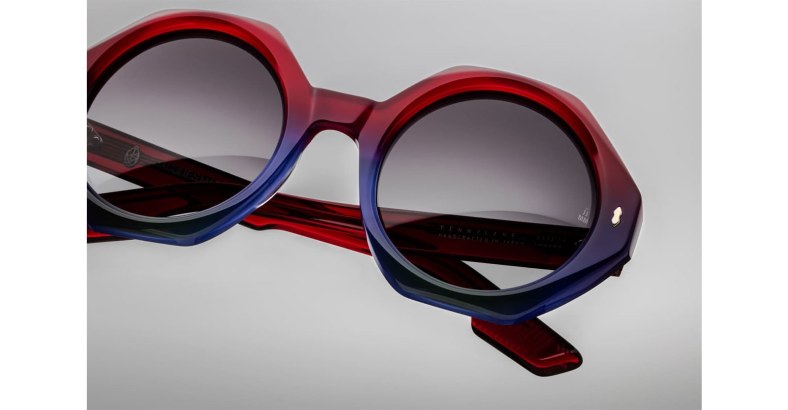 Shop Jacques Marie Mage Pennylane - Vesper Sunglasses In Red
