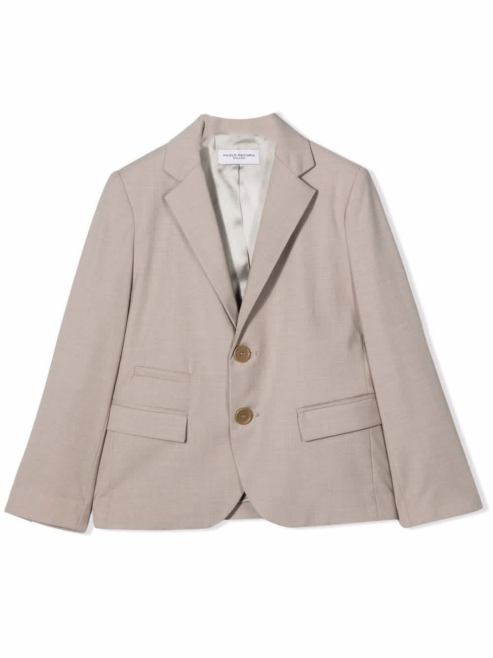 Paolo Pecora Single-breasted Fitted Blazer
