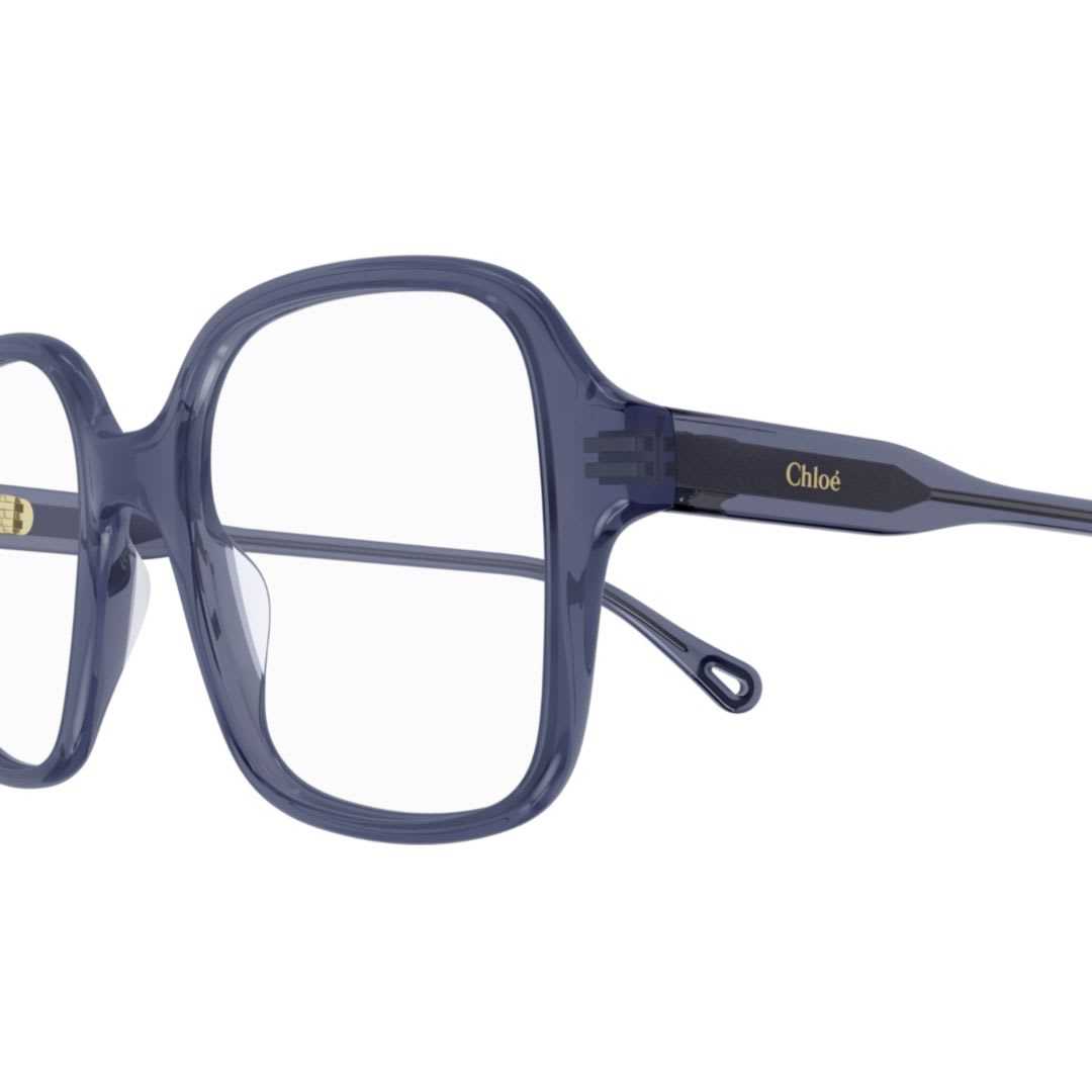 Chloé Ch0126o007 Blue Blue Transparent In Blue