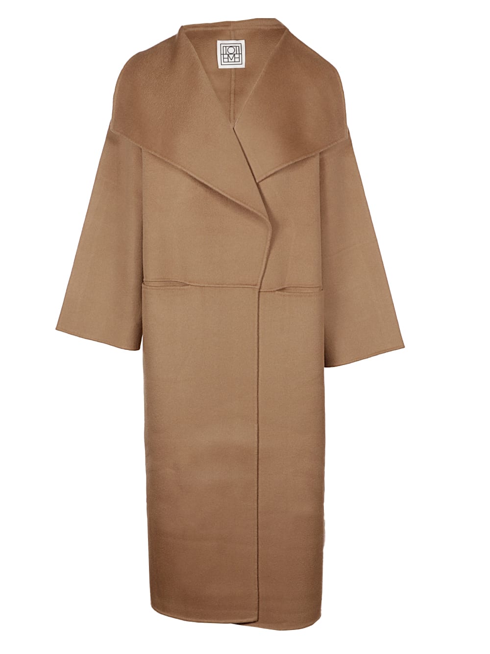 Shop Totême Signature Wool Cashmere Coat In 835