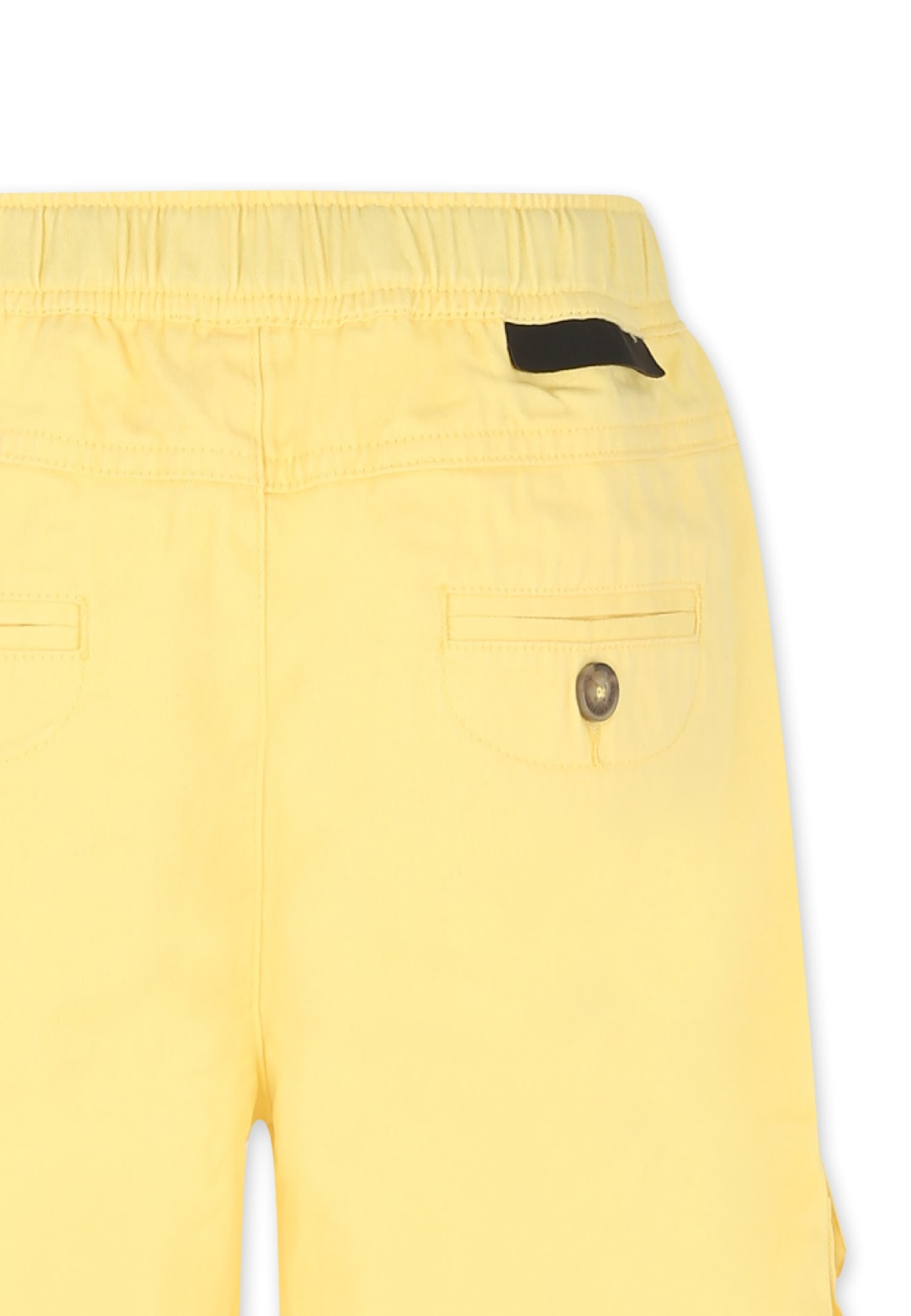 Stella Mccartney Yellow Shorts With Pockets In Yellow