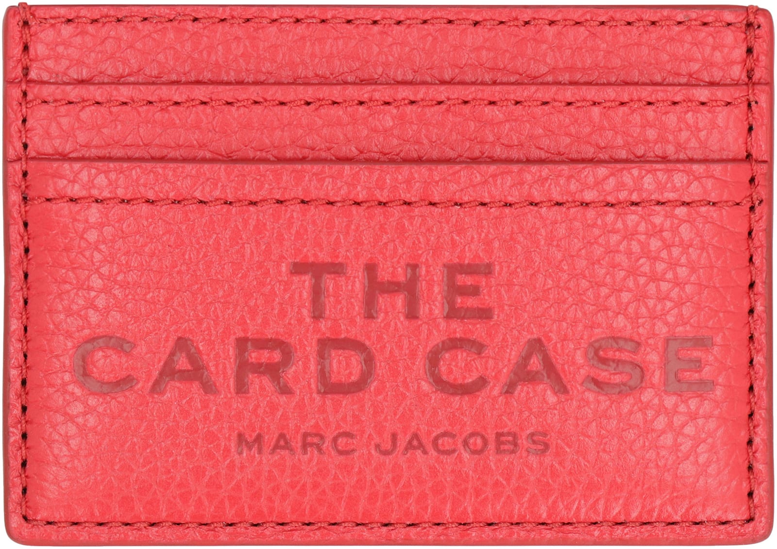 Marc Jacobs The Card Case Leather In Red