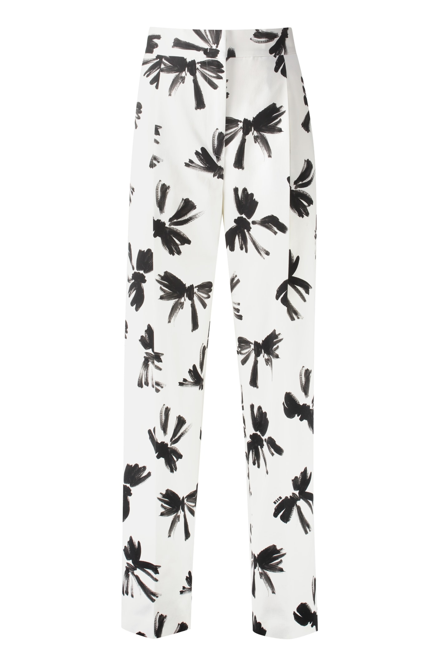 MSGM Printed Cotton Trousers