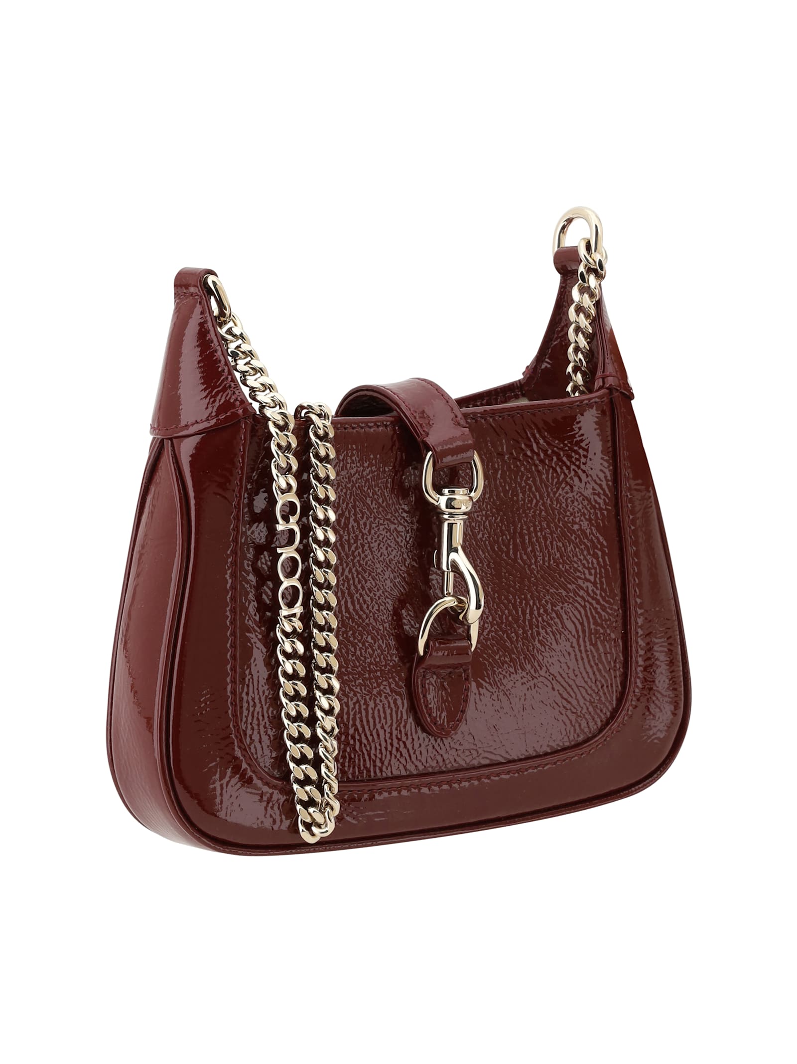 Gucci Jackie Notte Mini Leather Shoulder Bag In 6207