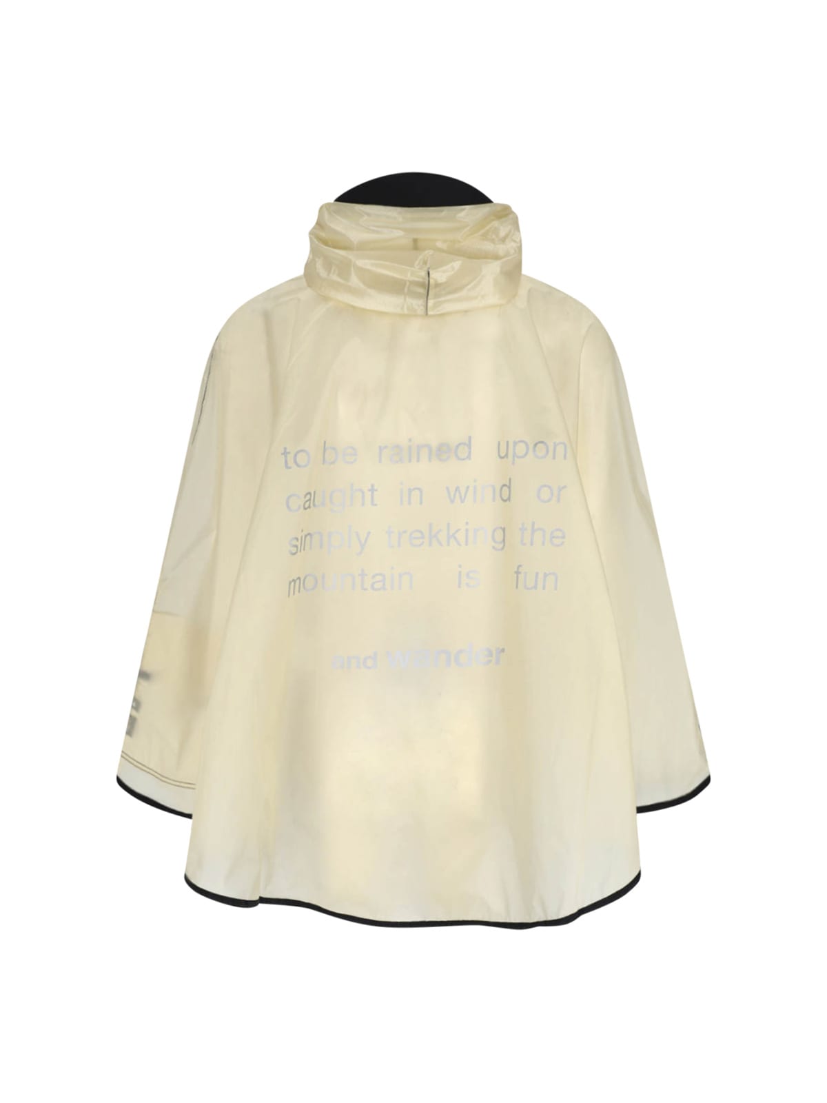 And Wander Sil Poncho In Neutral