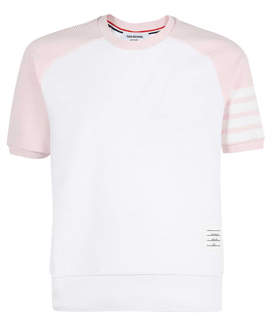 Shop Thom Browne Cotton Sweatshirt In White