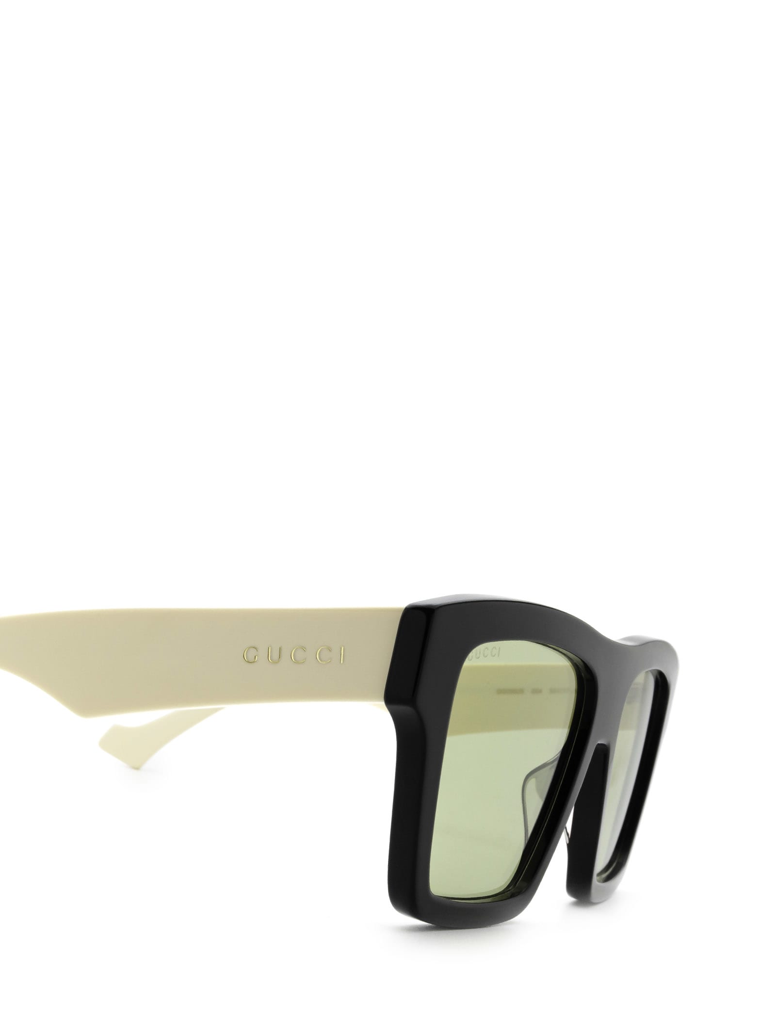 Shop Gucci Gg0962s Black Sunglasses