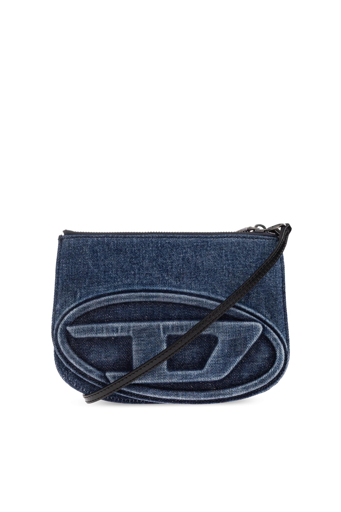 Diesel '1dr Twin' Denim Bag In Blue