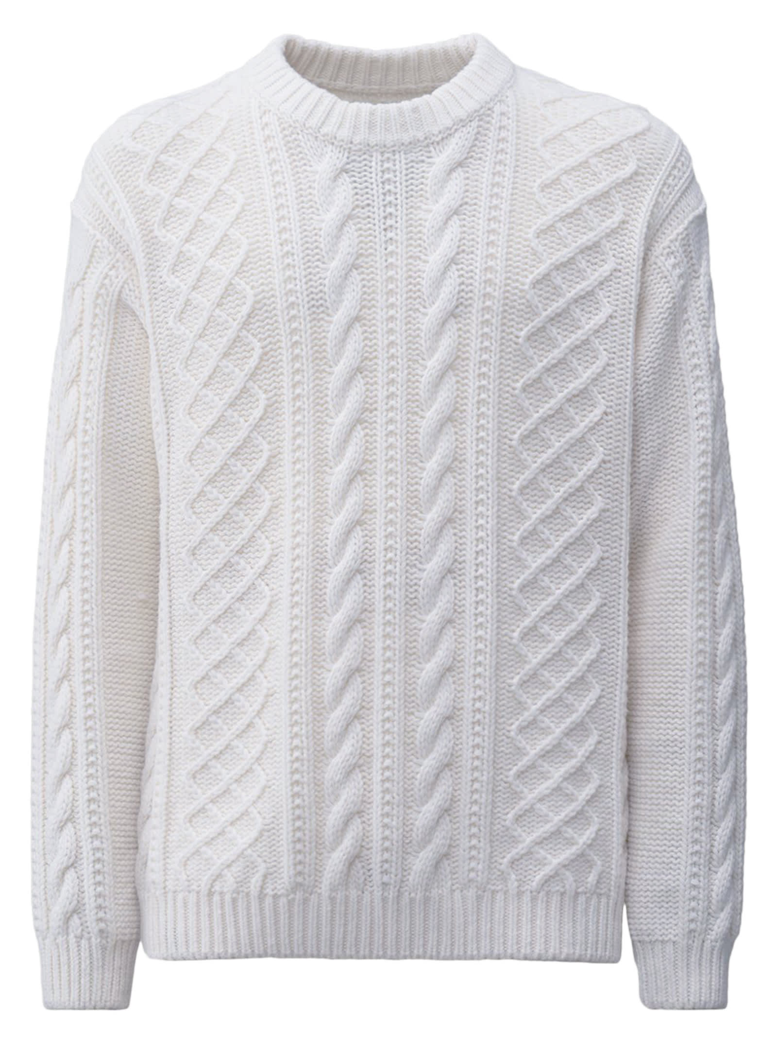 C.P. COMPANY C.P.COMPANY SWEATERS WHITE 