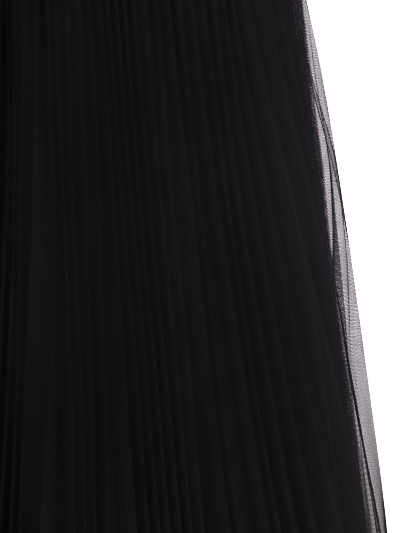 Fabiana Filippi Wide Tulle Skirt In Black