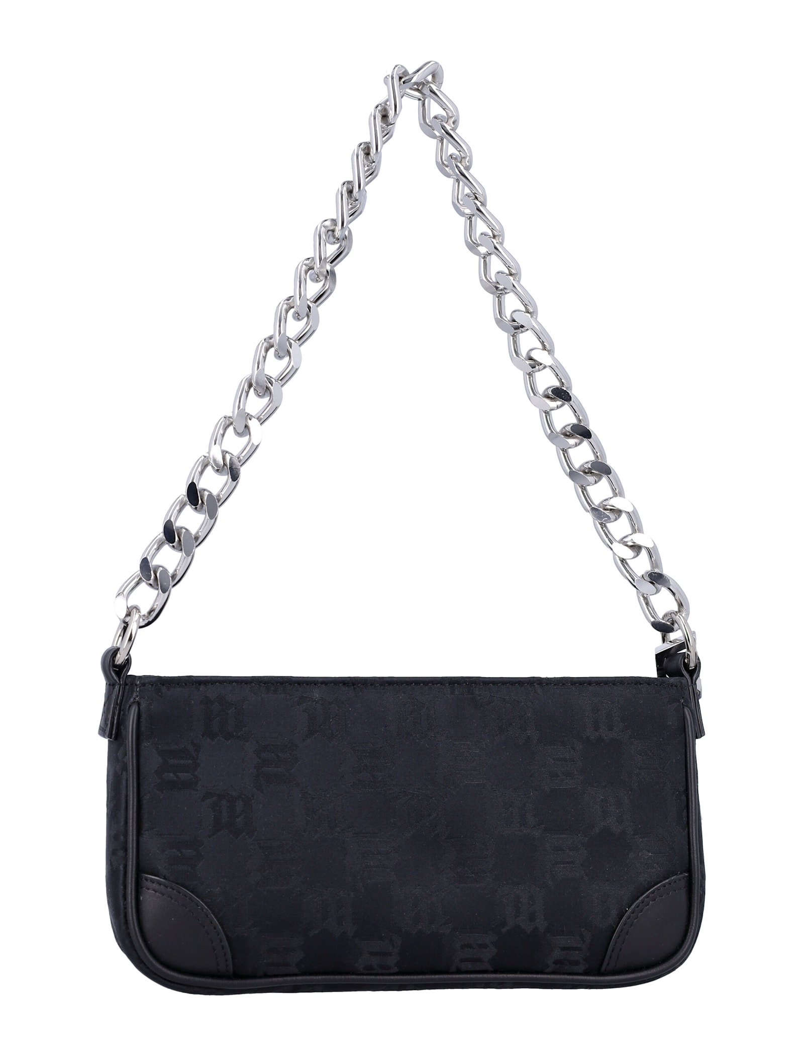 Shop Misbhv Monogram Chain Babe Bag In Black