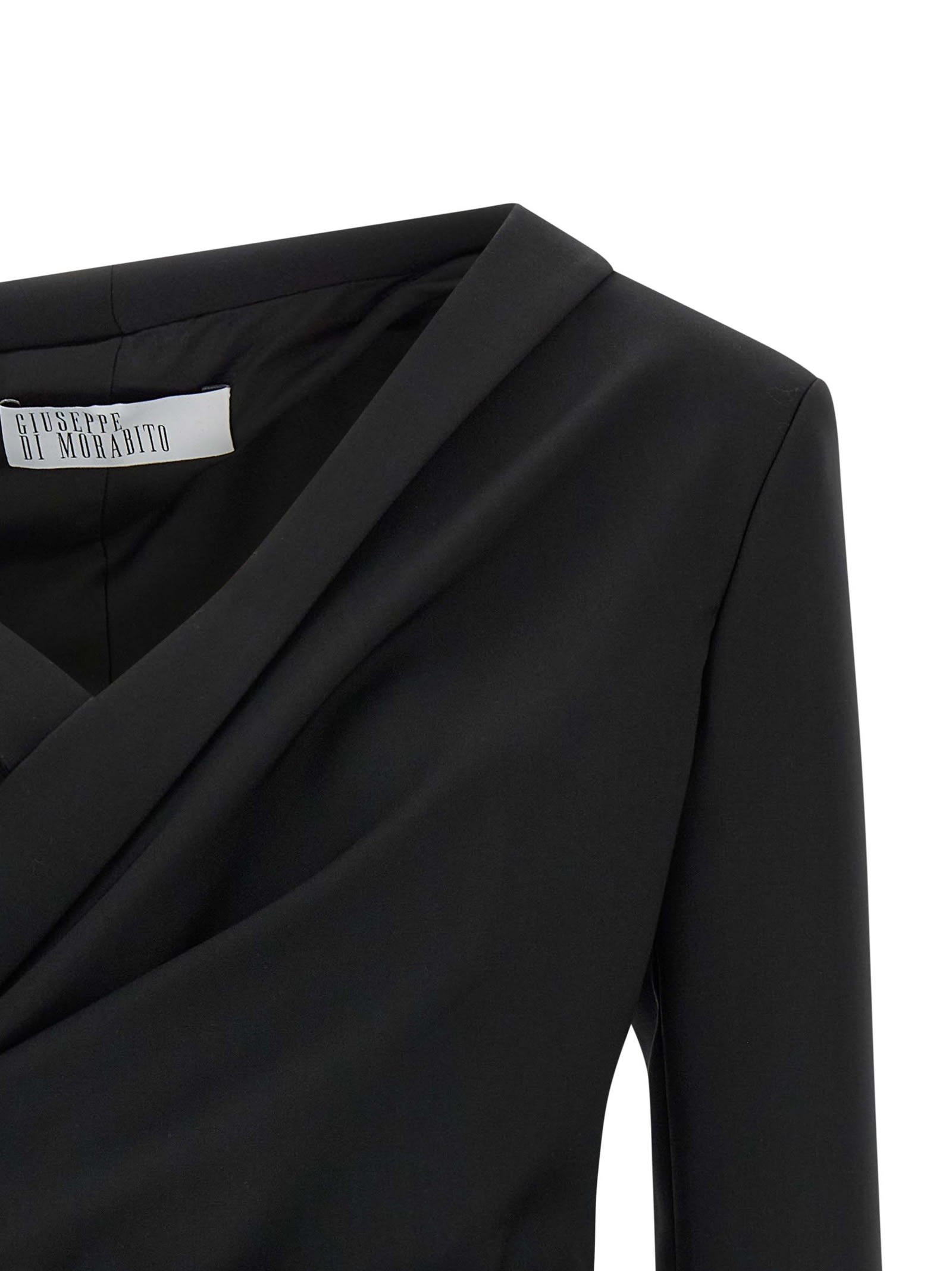 Giuseppe Di Morabito Asymmetrical Blazer Blazers Black In Black