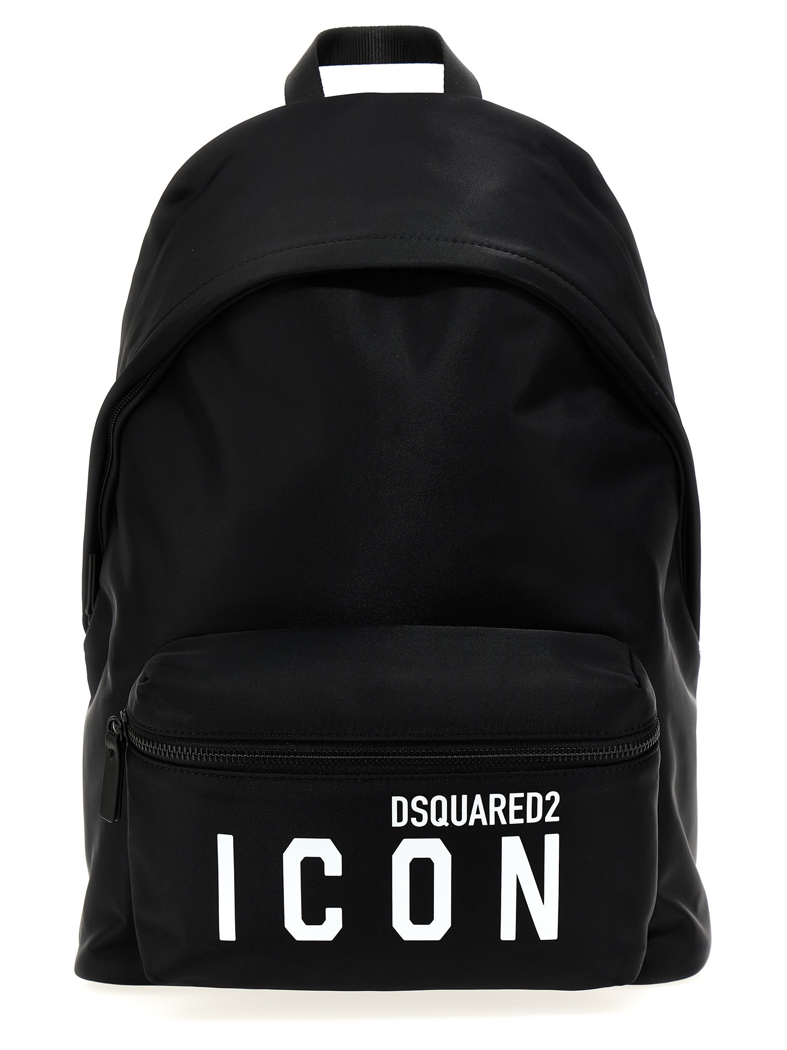 Shop Dsquared2 Be Icon Backpack In White/black