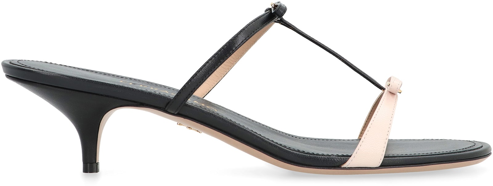 Ferragamo Strappy Kitten-heel Sandals In Black