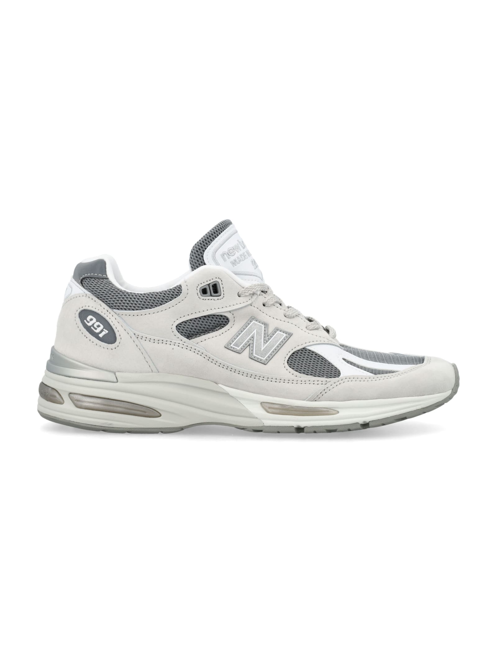 Shop New Balance Nb 991 Sneakers In Grey