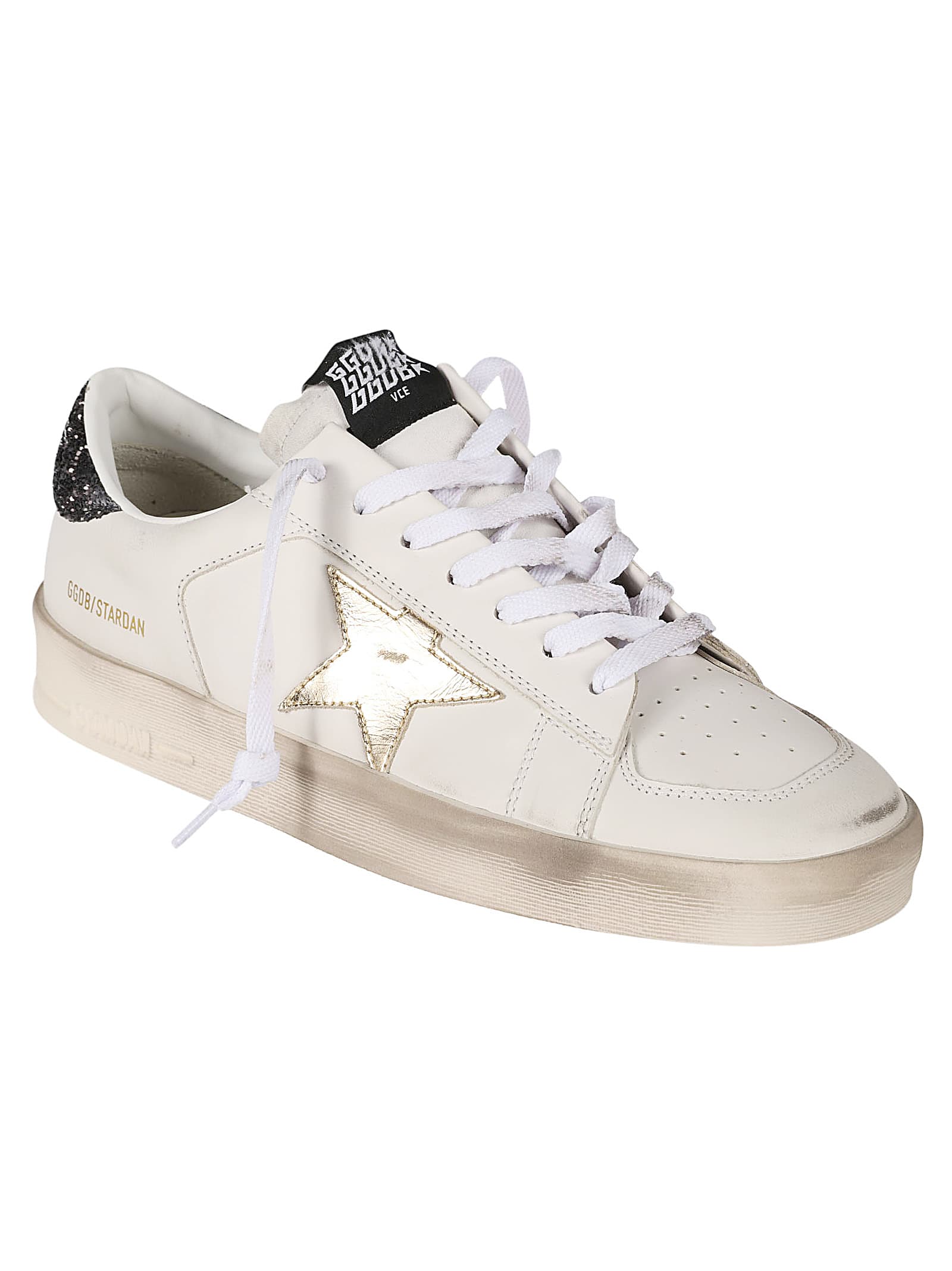 Shop Golden Goose Stardan Sneakers In White