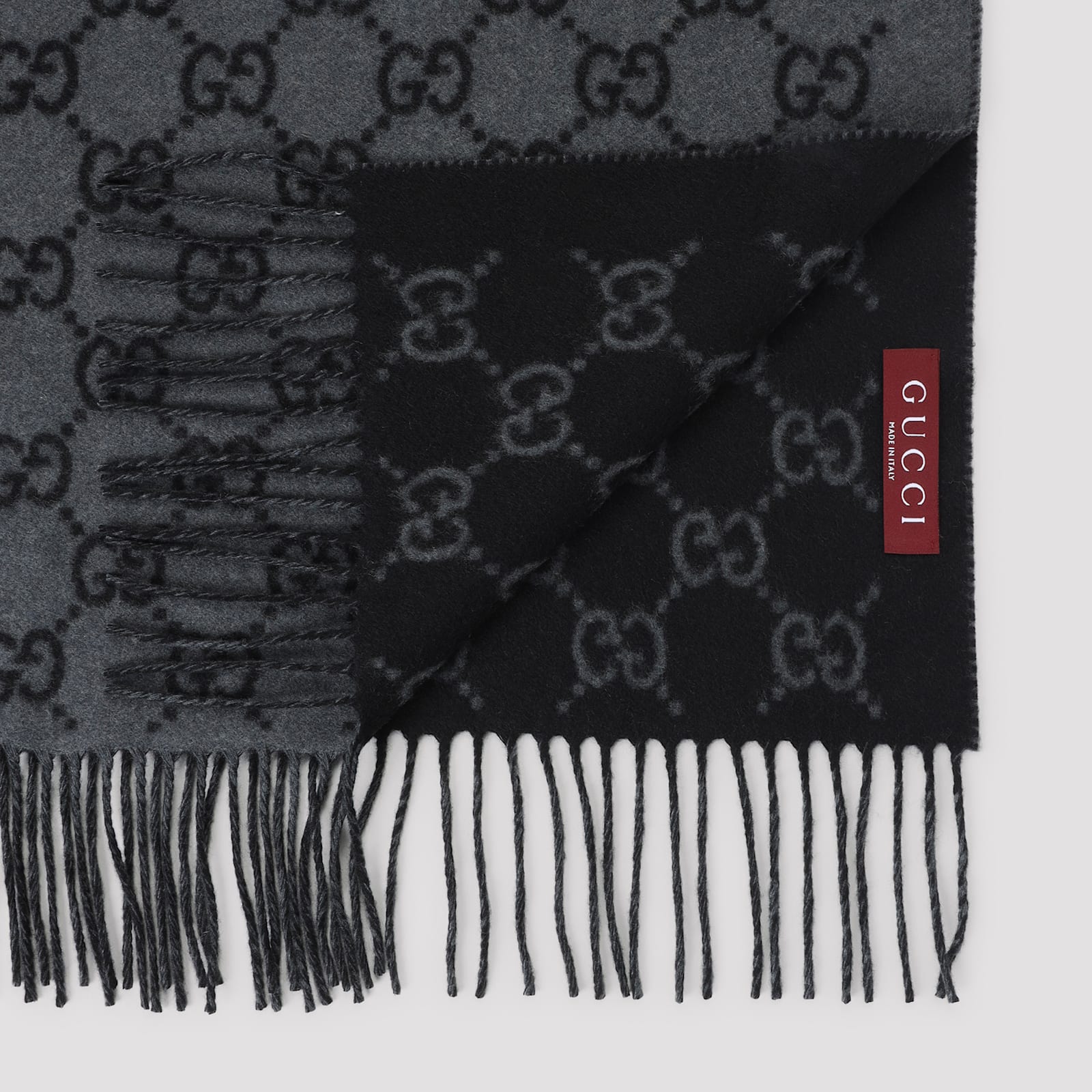 Gucci New Canvy Scarf Men In Black