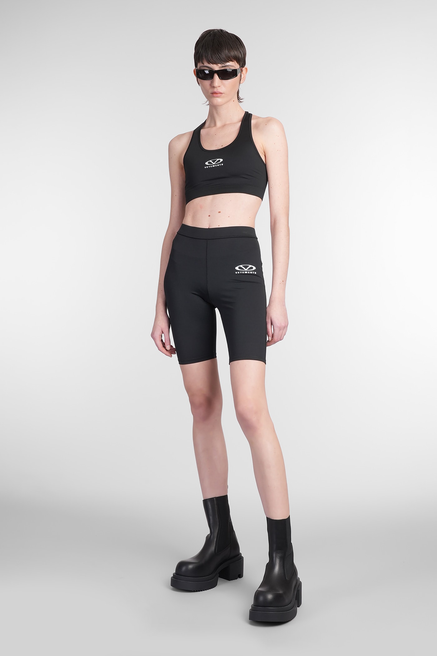 Vetements Topwear In Black Polyamide In Black