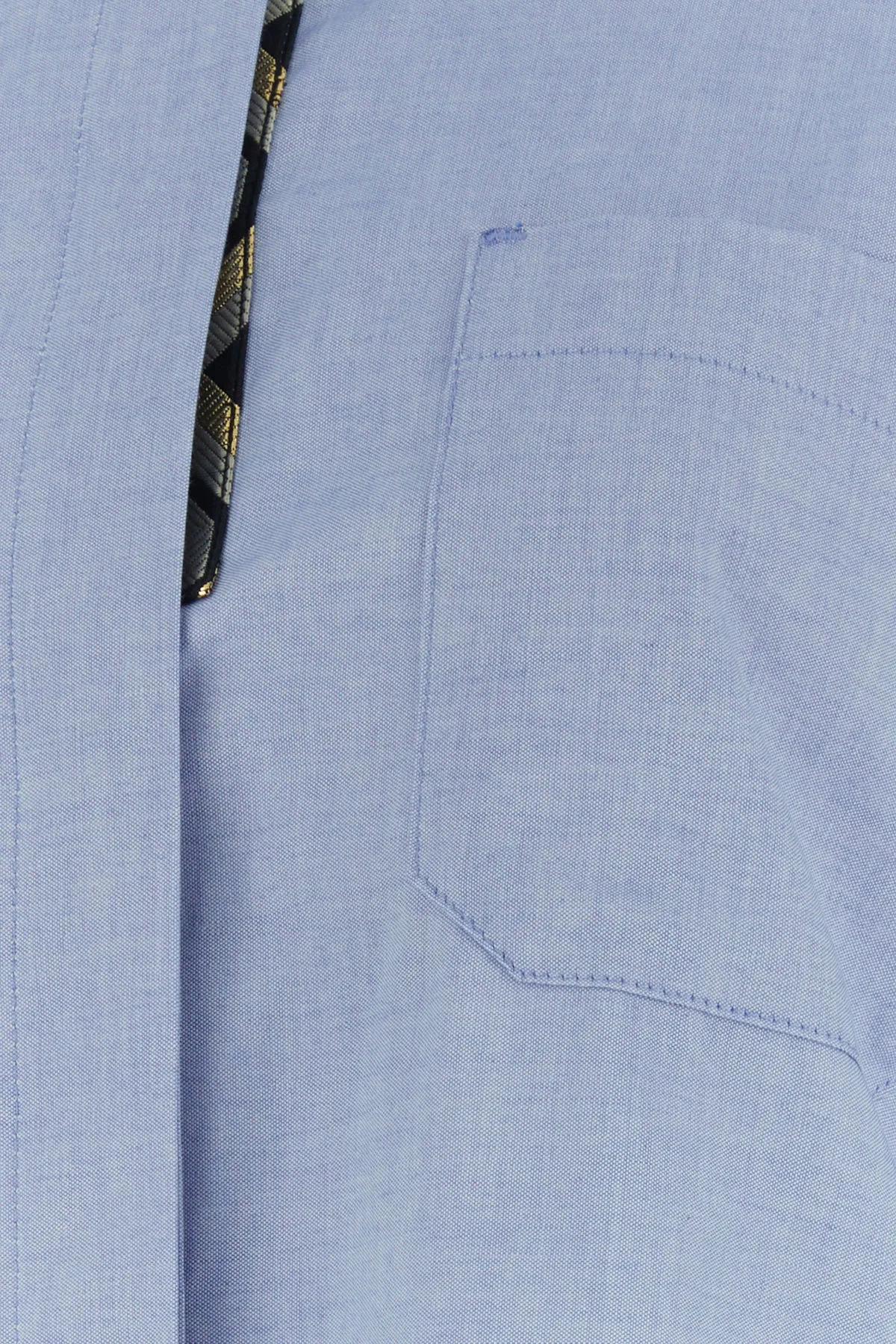 Shop 's Max Mara Light-blue Cotton Sylvie Shirt In Azure