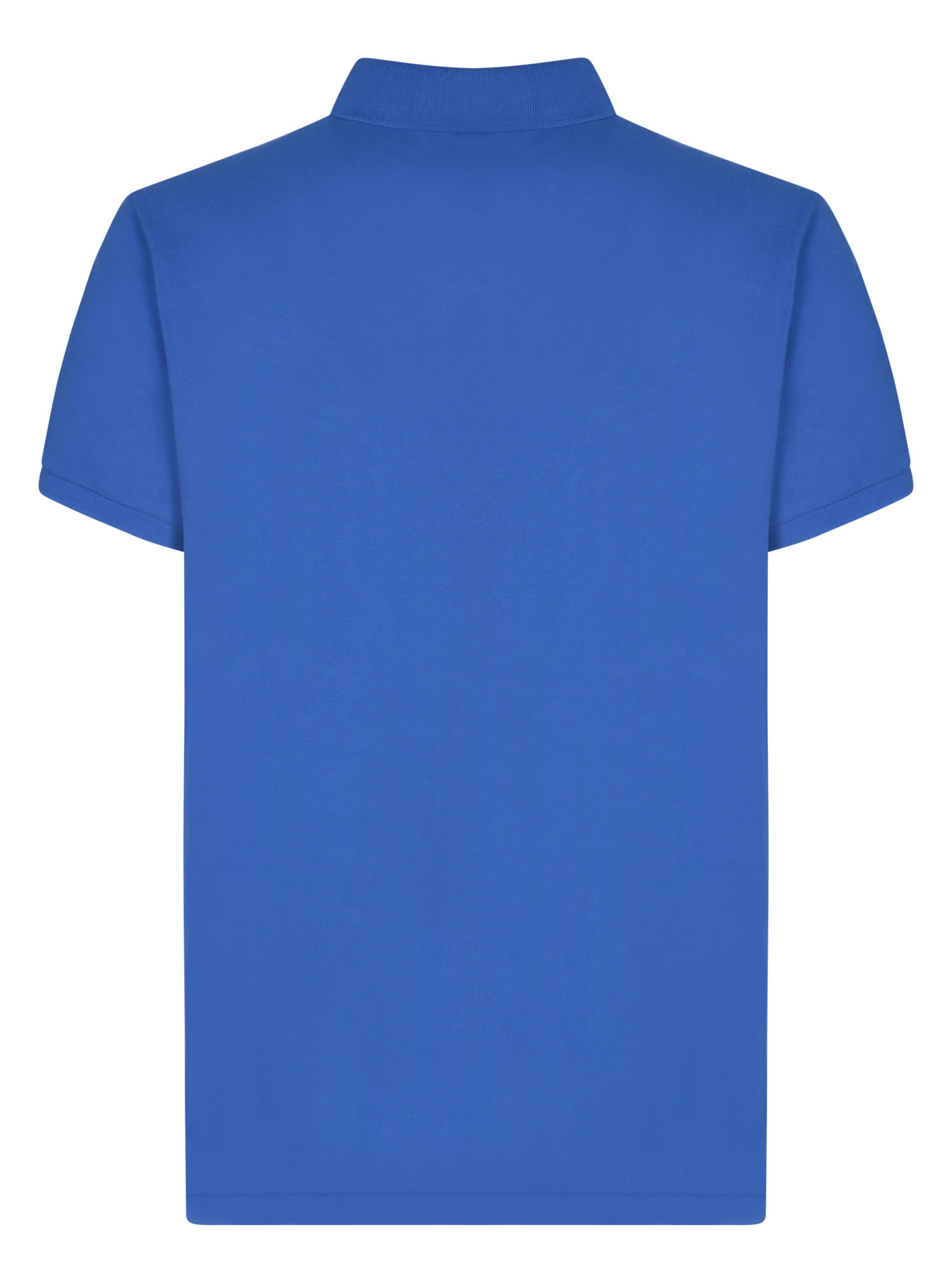 Shop Polo Ralph Lauren Blue Piquet Polo Shirt