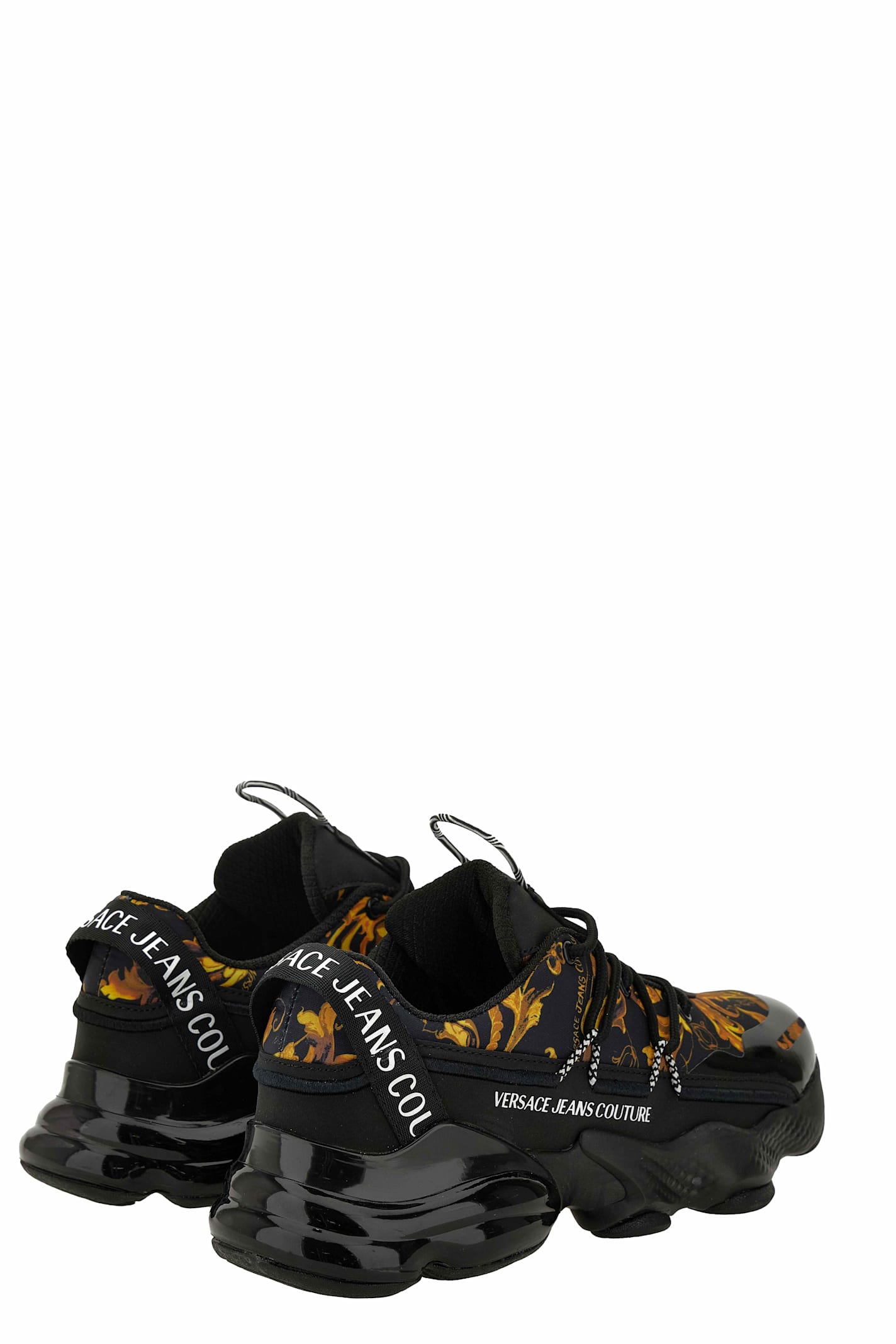 Versace Jeans Couture Sneakers In Black
