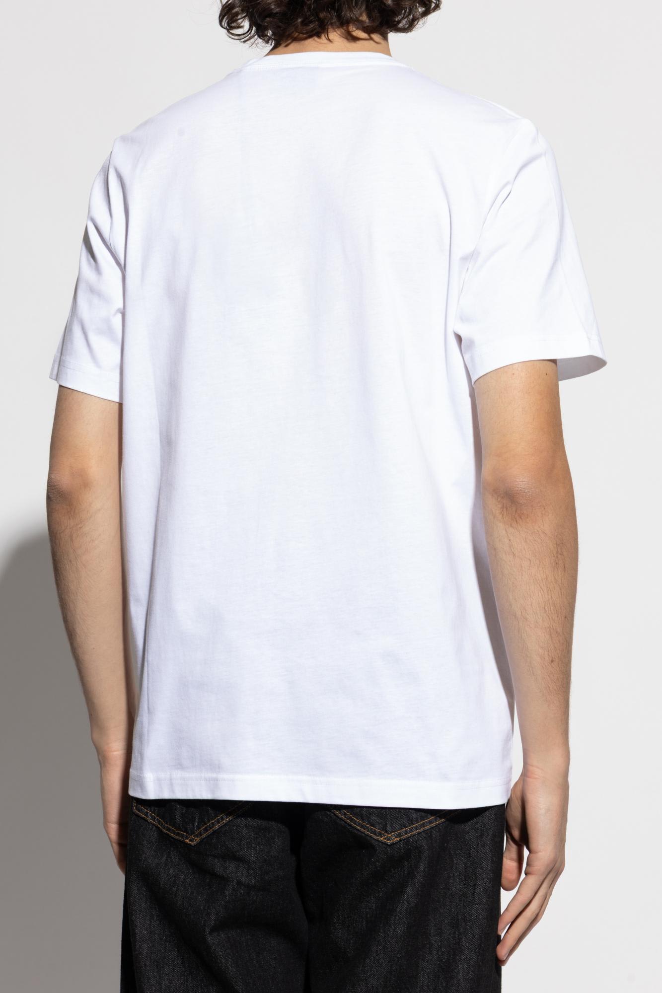 Ps By Paul Smith Ps Paul Smith T-shirt With Colorful Print In White