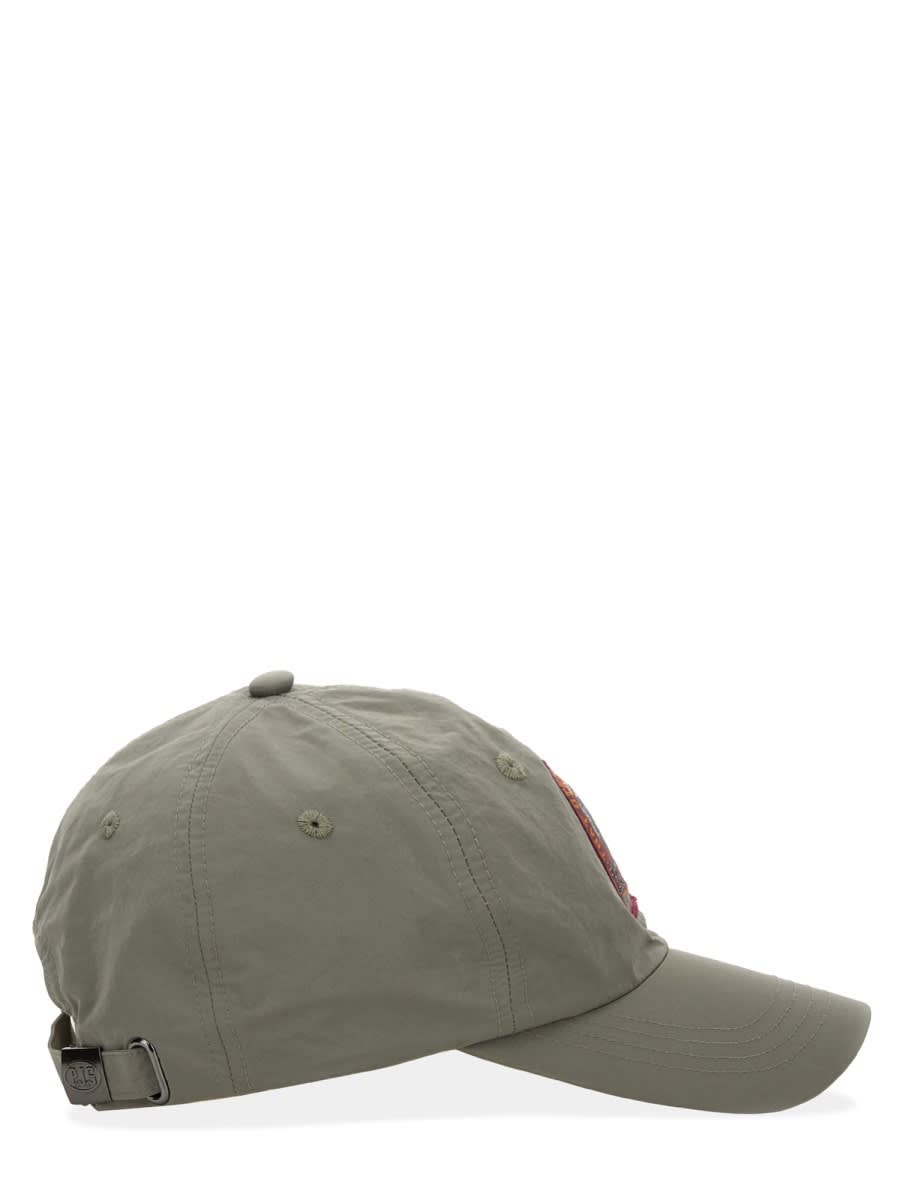 Parajumpers Baseball Hat With Logo In Beige