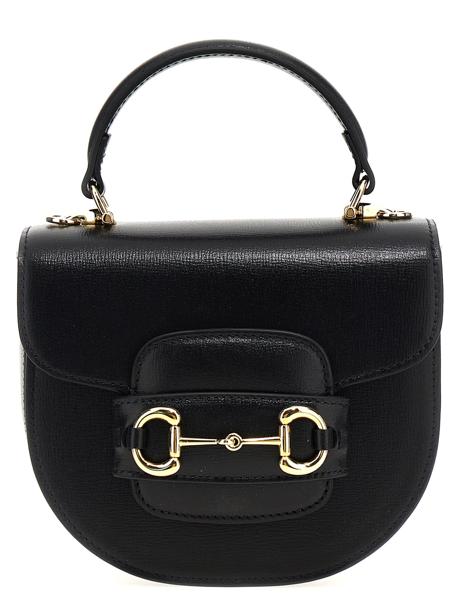 Gucci Horsebit 1955 Mini Handbag In Black