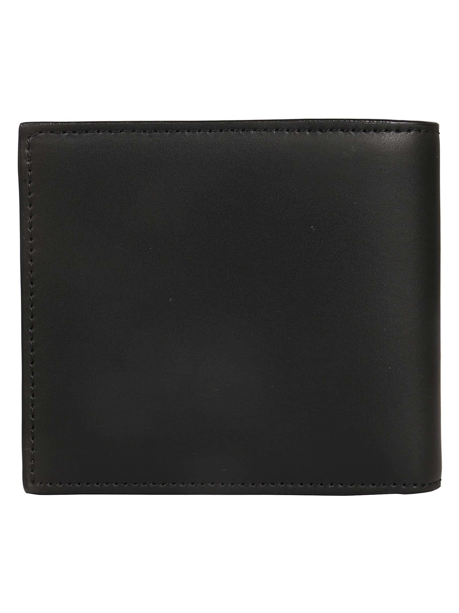 Shop Valentino Billfold Wallet Only Card Vltn In Ni Nero Bianco