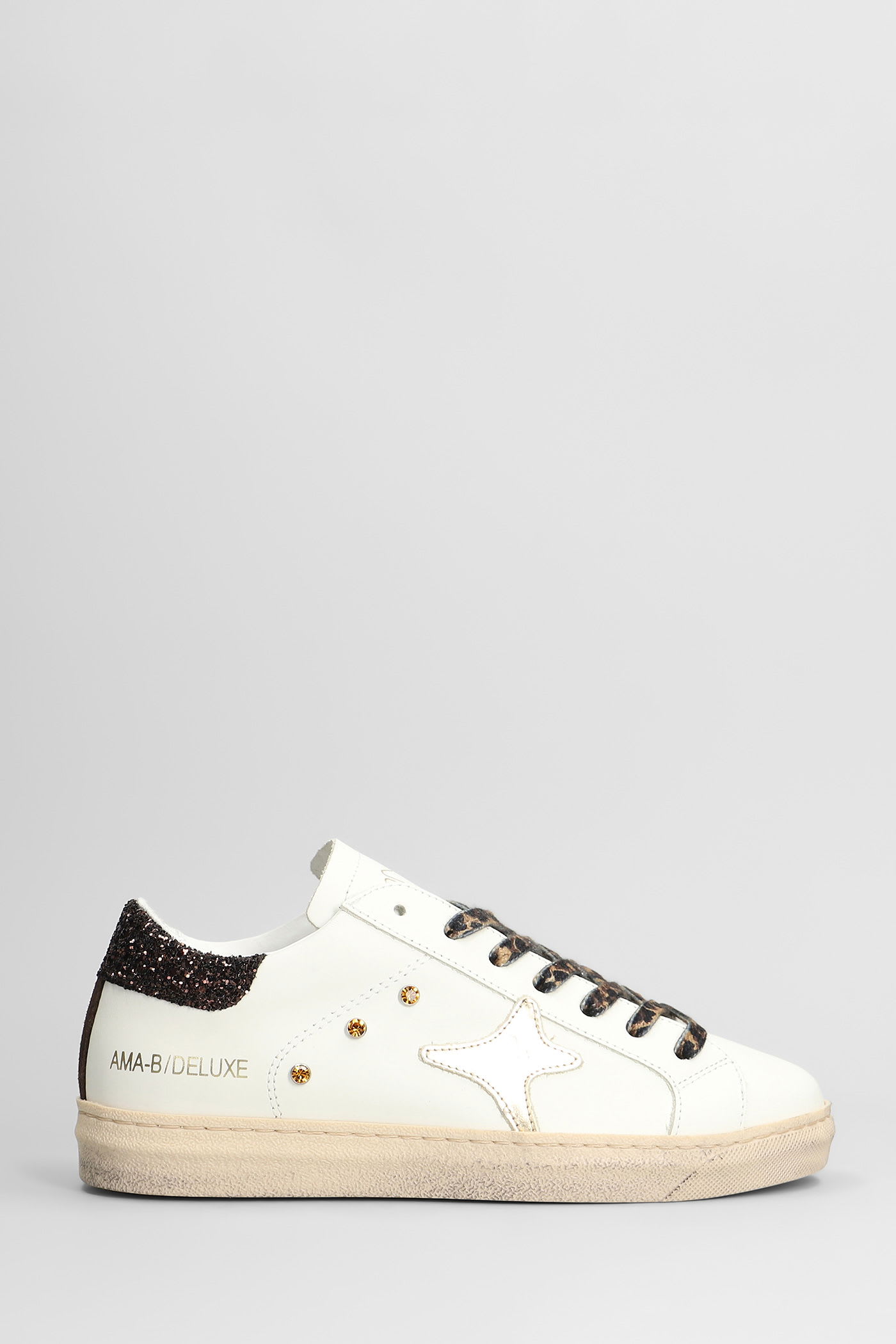 AMA-BRAND Sneakers In White Leather