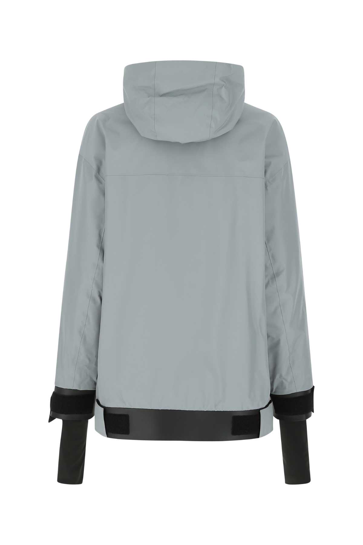 Prada Grey Gore-texâ® Padded Jacket In F0024